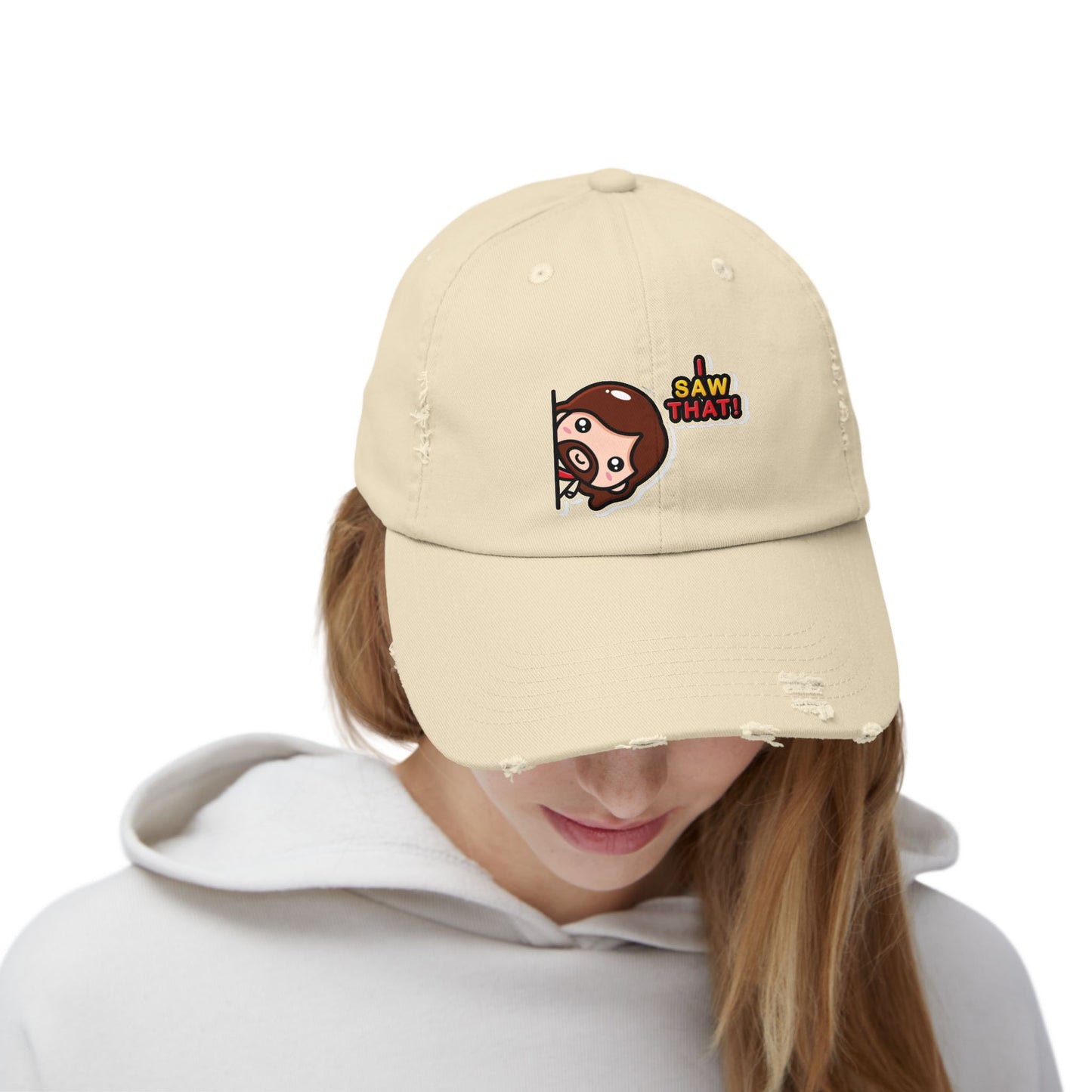 Trendy Distressed Cap, Casual Hat for Everyday Wear, Funny Gift for Him or Her, Cool Summer Accessory, Ideal for Birthdays or Parties