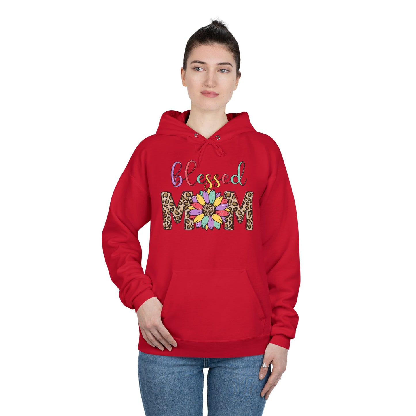 Blessed Mom Eco-Friendly Pullover Hoodie