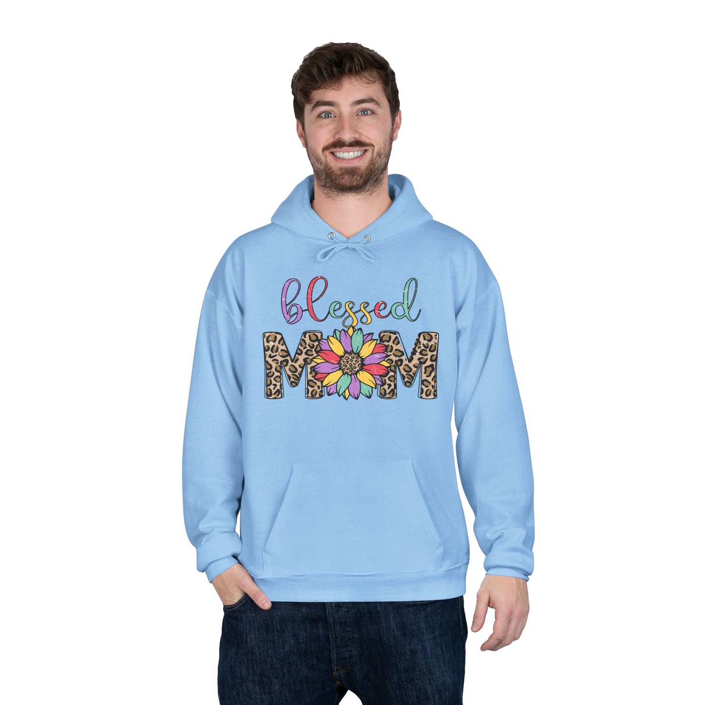 Blessed Mom Eco-Friendly Pullover Hoodie
