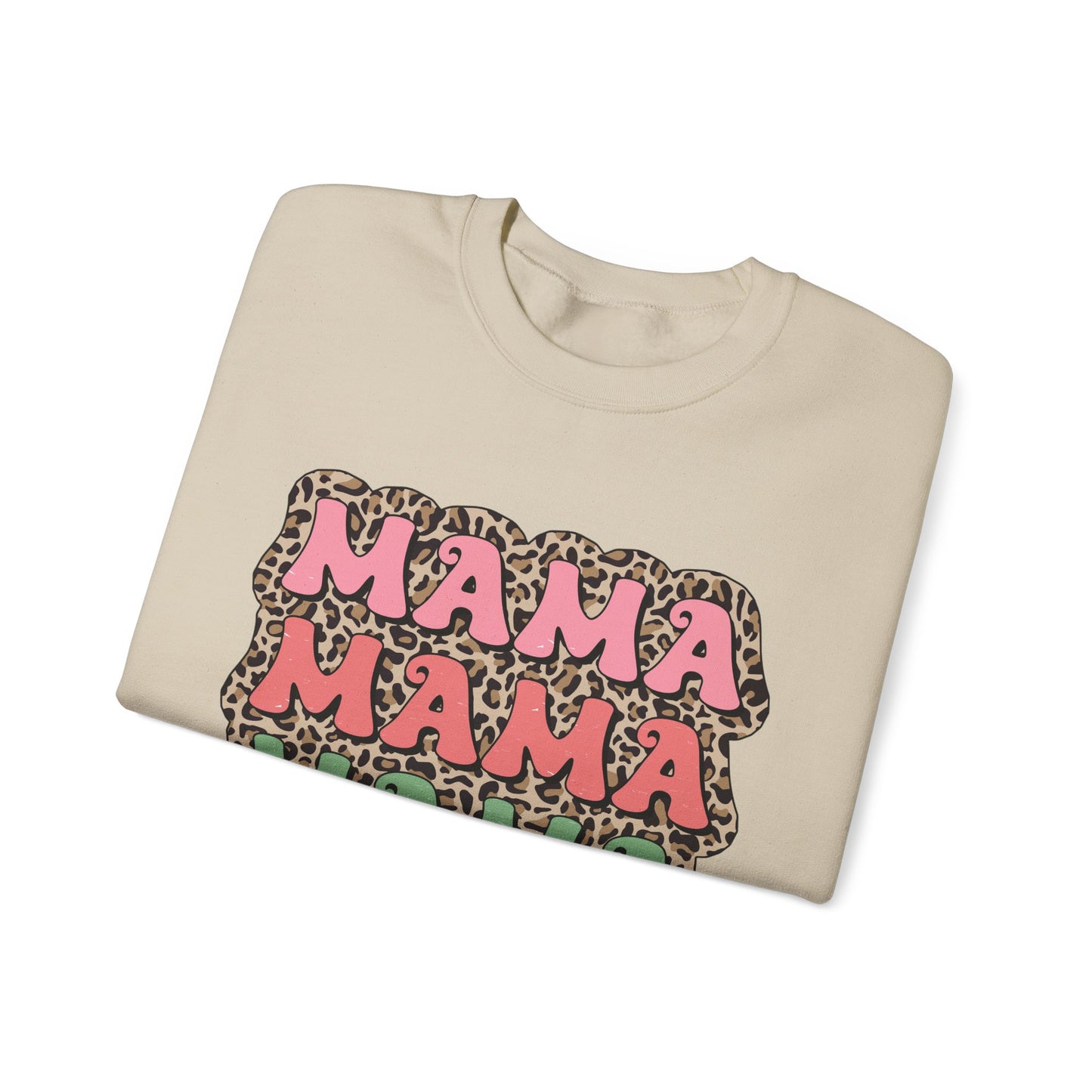 Mama Graphic Crewneck Sweatshirt - Stylish and Cozy for Moms