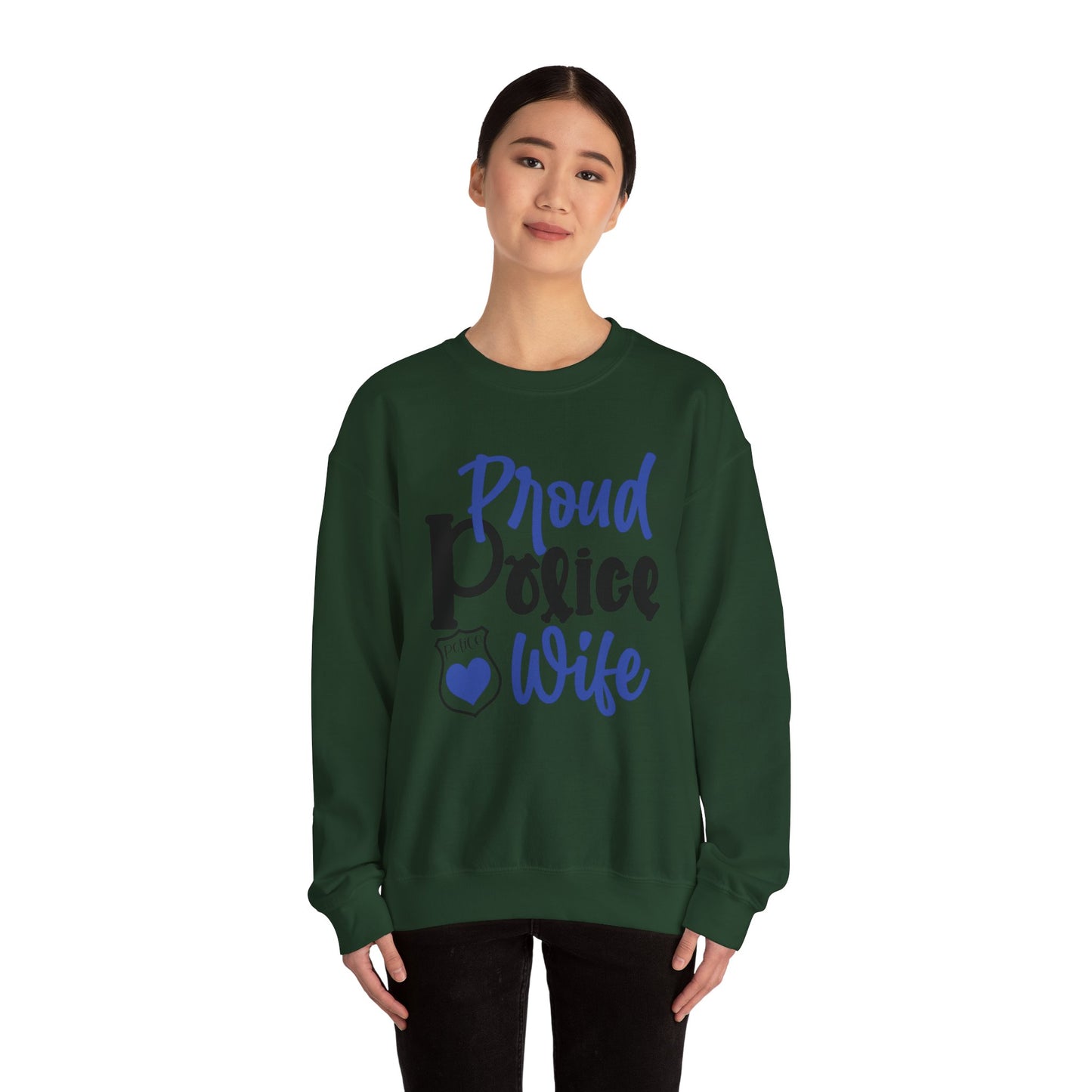 Proud Police Wife Sweatshirt | Unisex Heavy Blend Crewneck | Perfect Gift for Police Families, Law Enforcement Support, Cozy Everyday [...]