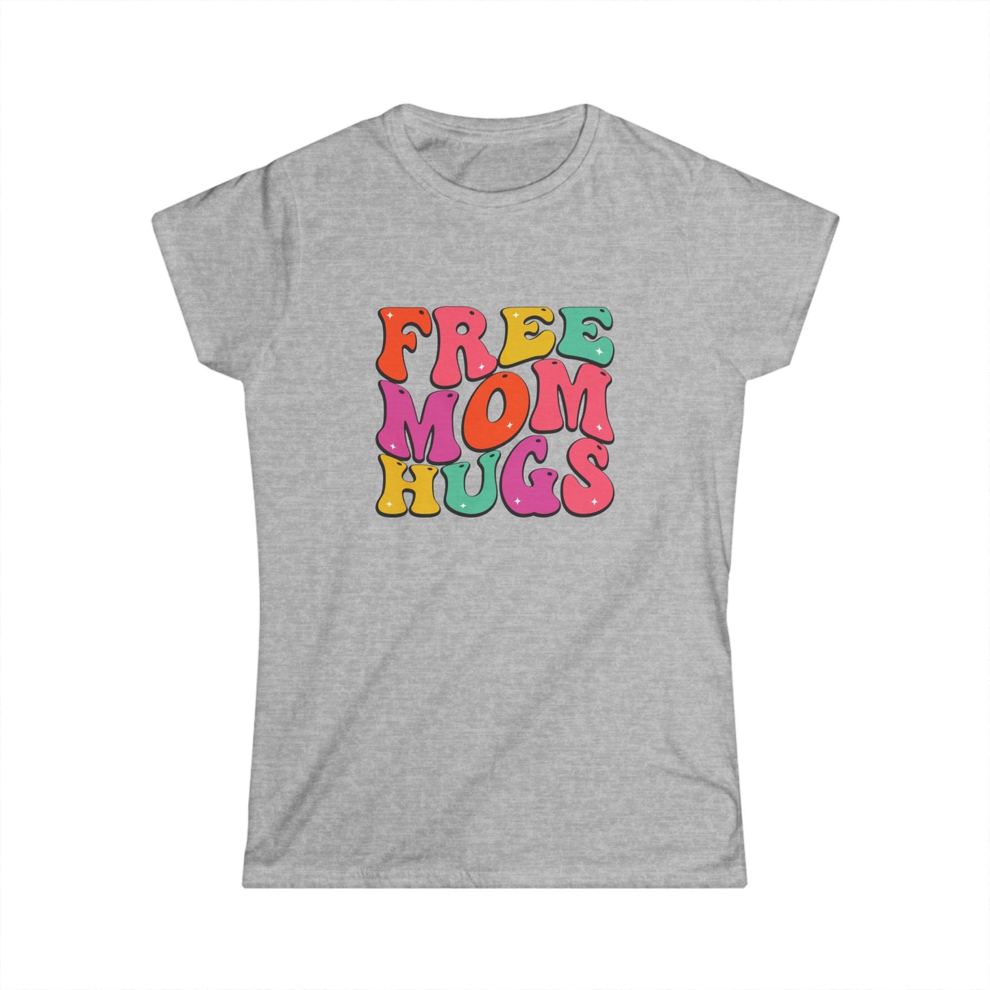 Free Mom Hugs Women's Tee - Fun & Supportive Casual Top