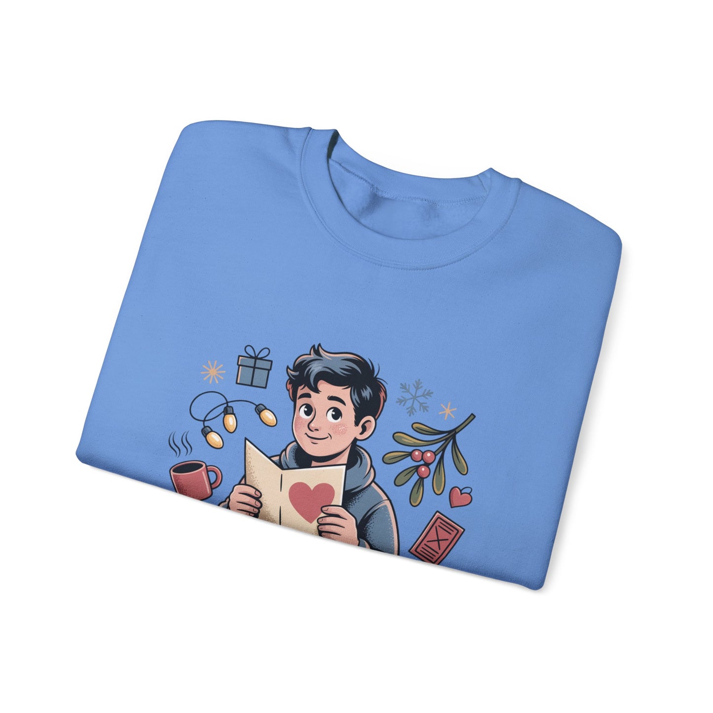 Looking for Holidate Sweatshirt | Holiday Romance Illustration