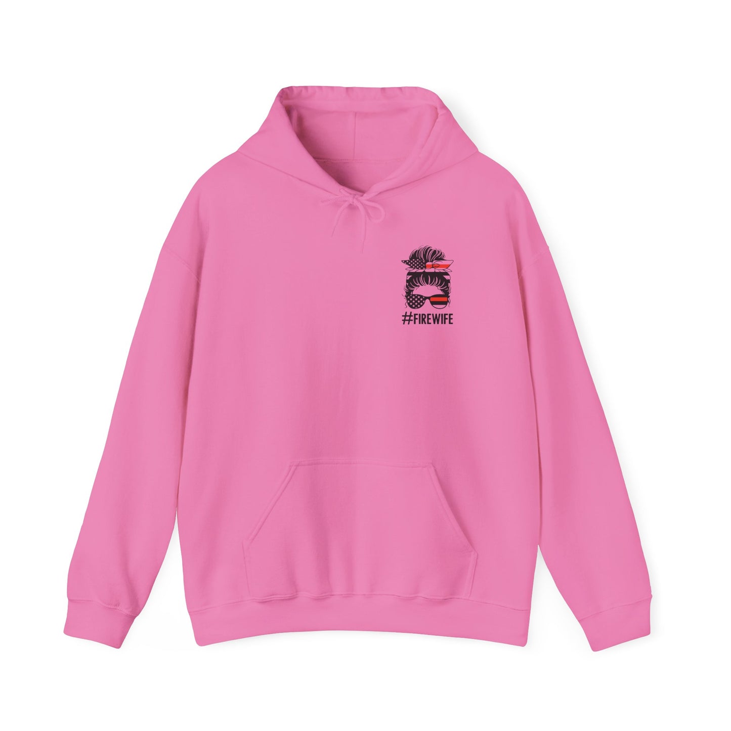 Firefighter Wife Hooded Sweatshirt – Cozy Apparel for Proud Partners