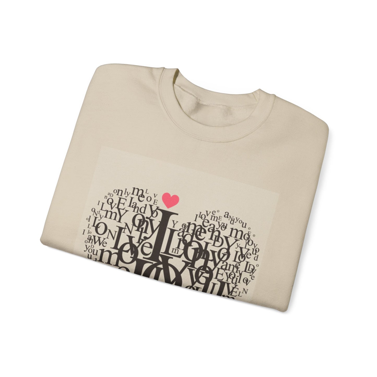 Heartfelt Love Sweatshirt - Unisex Heavy Blend™ Crewneck for Comfort and Connection