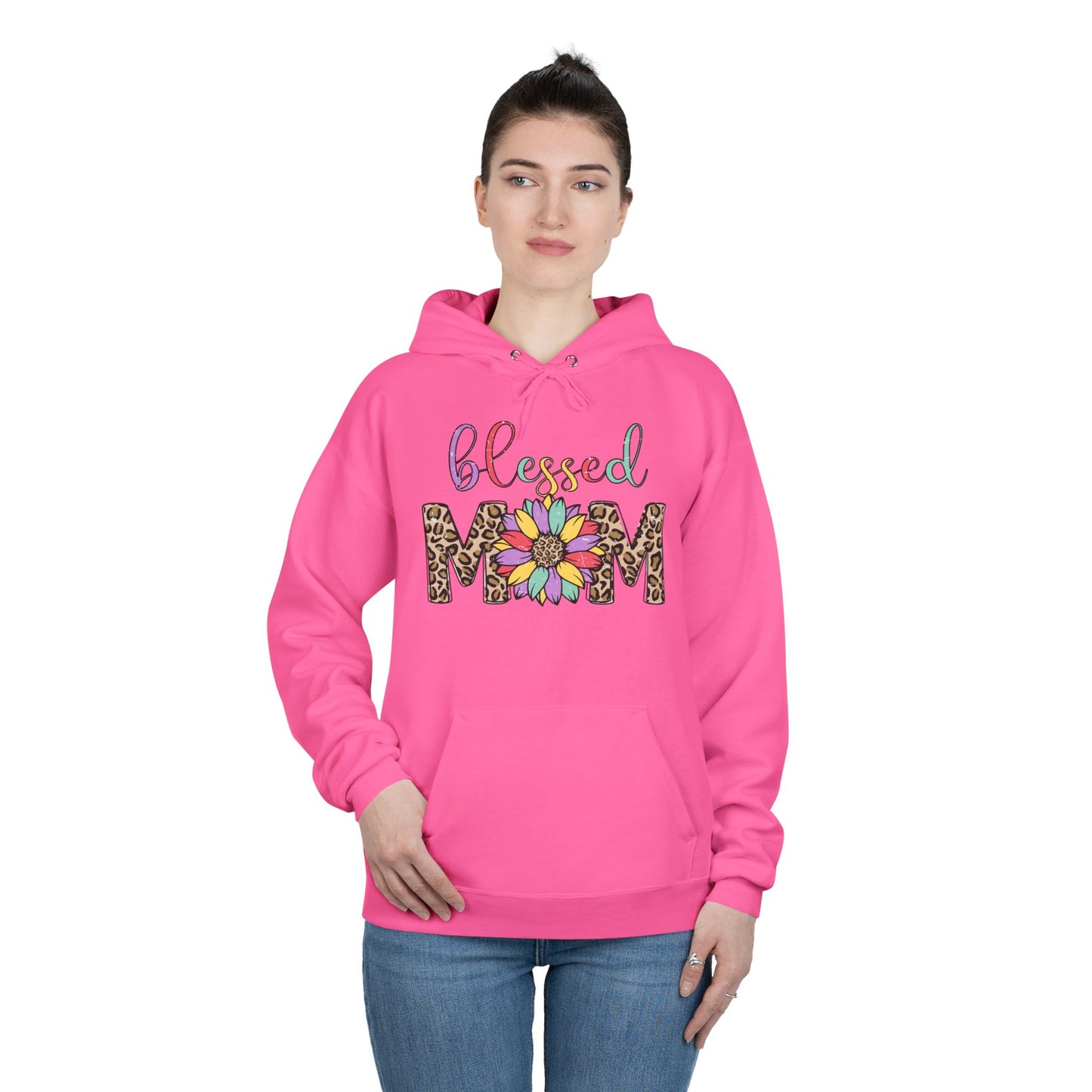 Blessed Mom Eco-Friendly Pullover Hoodie