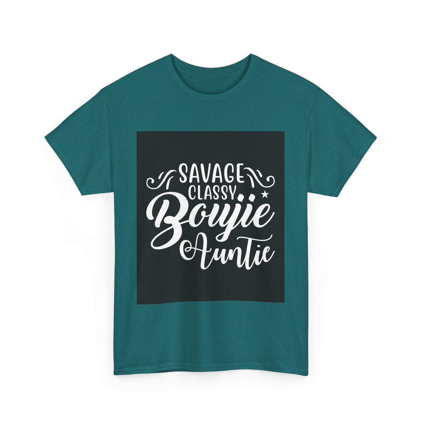 Savage Classy Boujie Auntie Unisex Heavy Cotton Tee