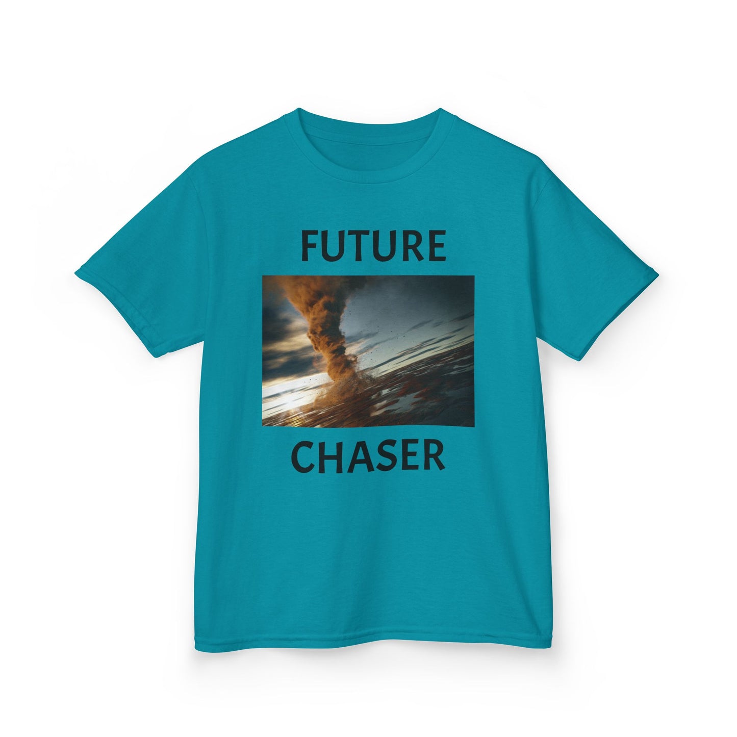 Kids Future Chaser Tornado Tee - Exciting Cotton T-Shirt for Young Adventurers