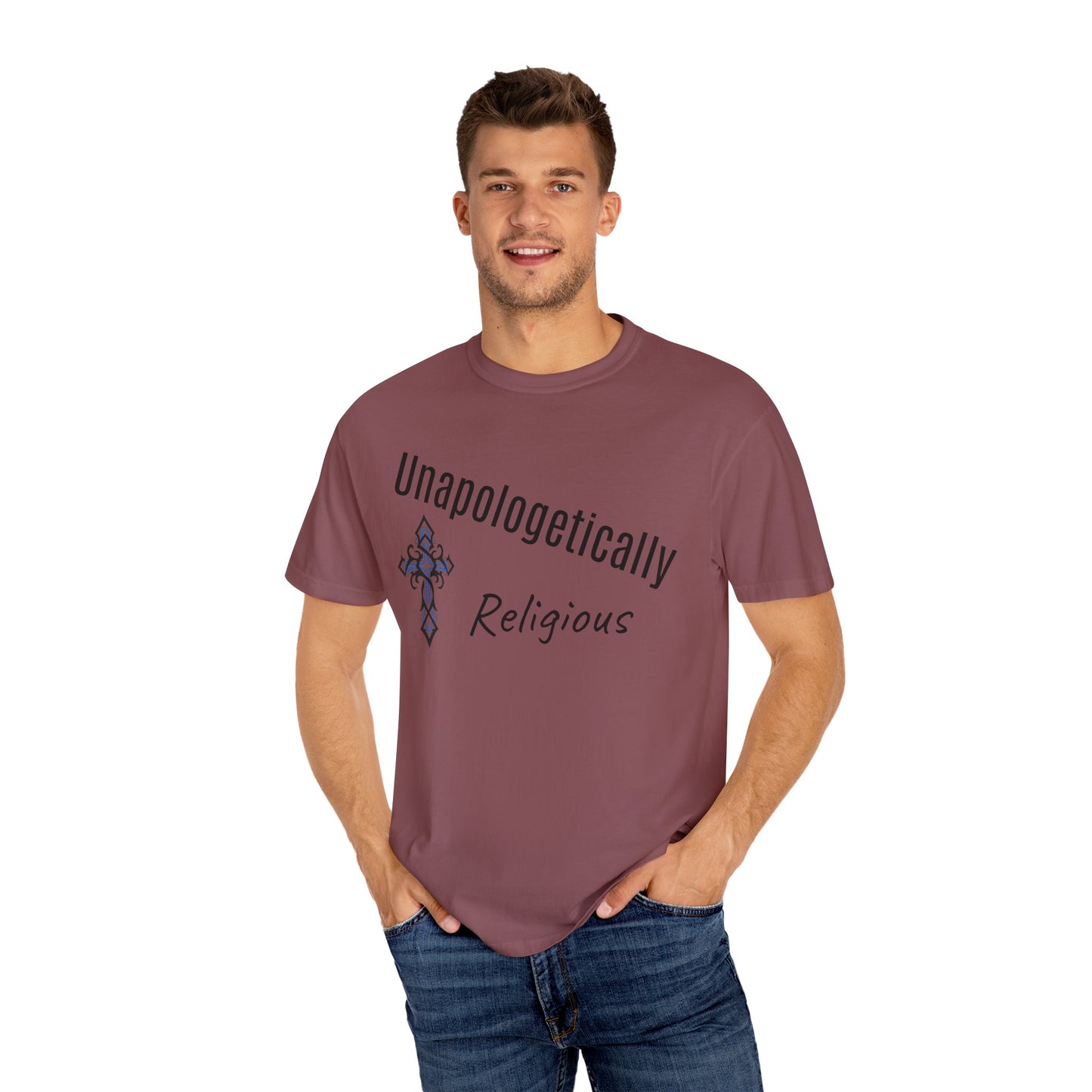 Unapologetically Religious T-Shirt, Faith-Based Tee, Spiritual Wear, Christian Apparel, Gift for Believers, Inspirational Clothing