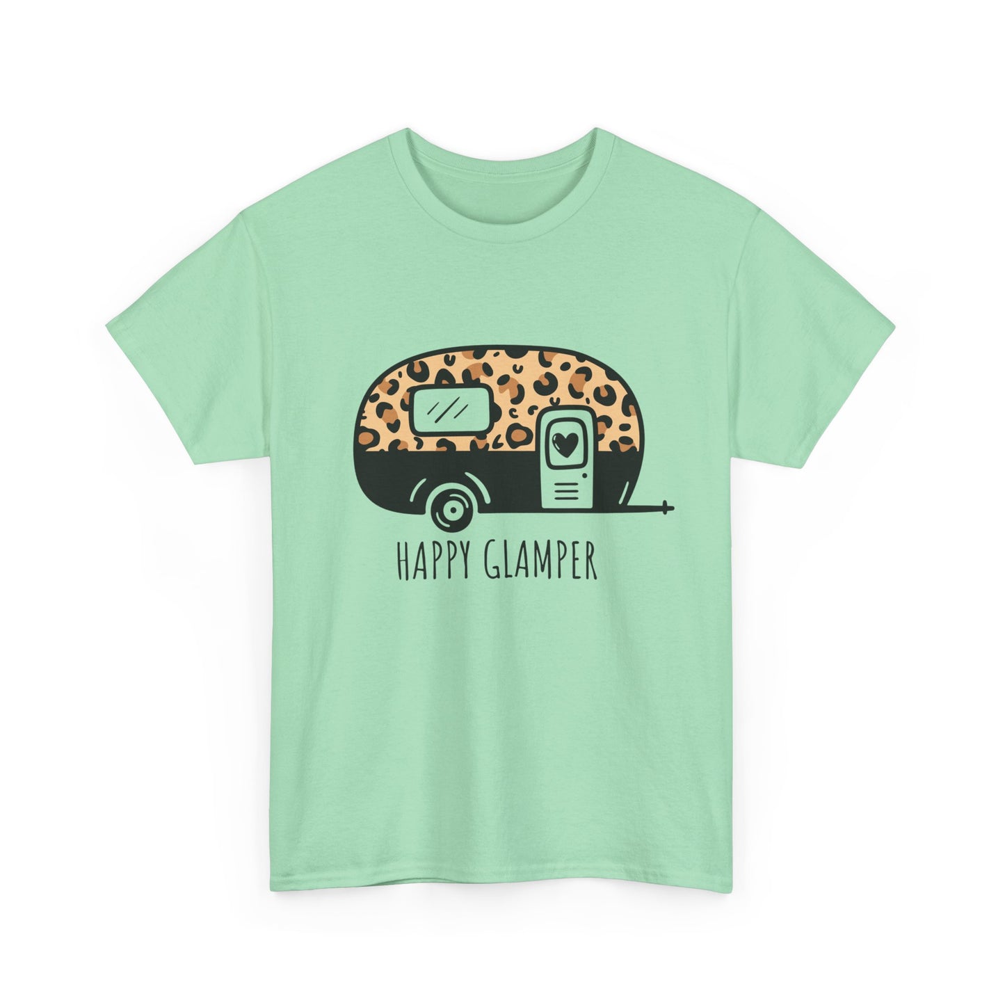 Happy Glamper Unisex Heavy Cotton Tee - Perfect for Camping Lovers