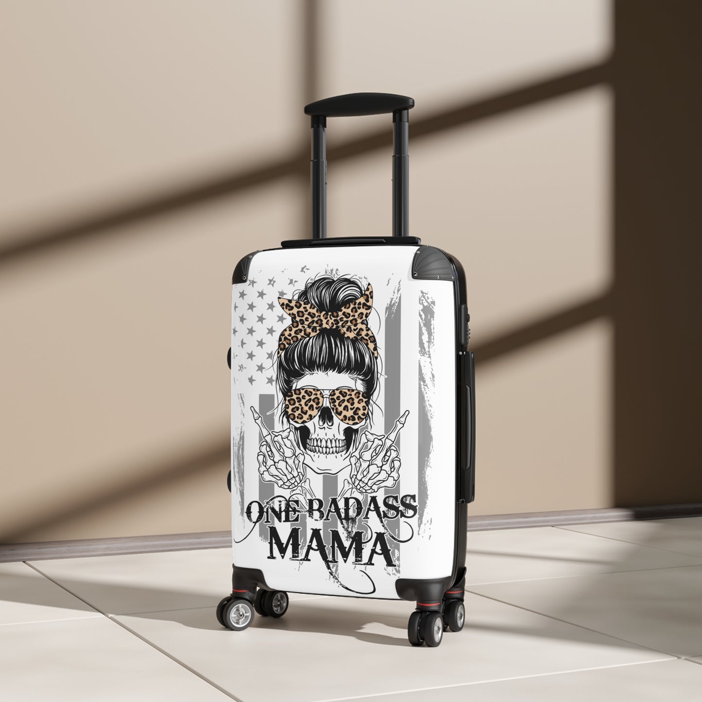 One Badass Mama Travel Suitcase - Stylish Luggage for Strong Moms