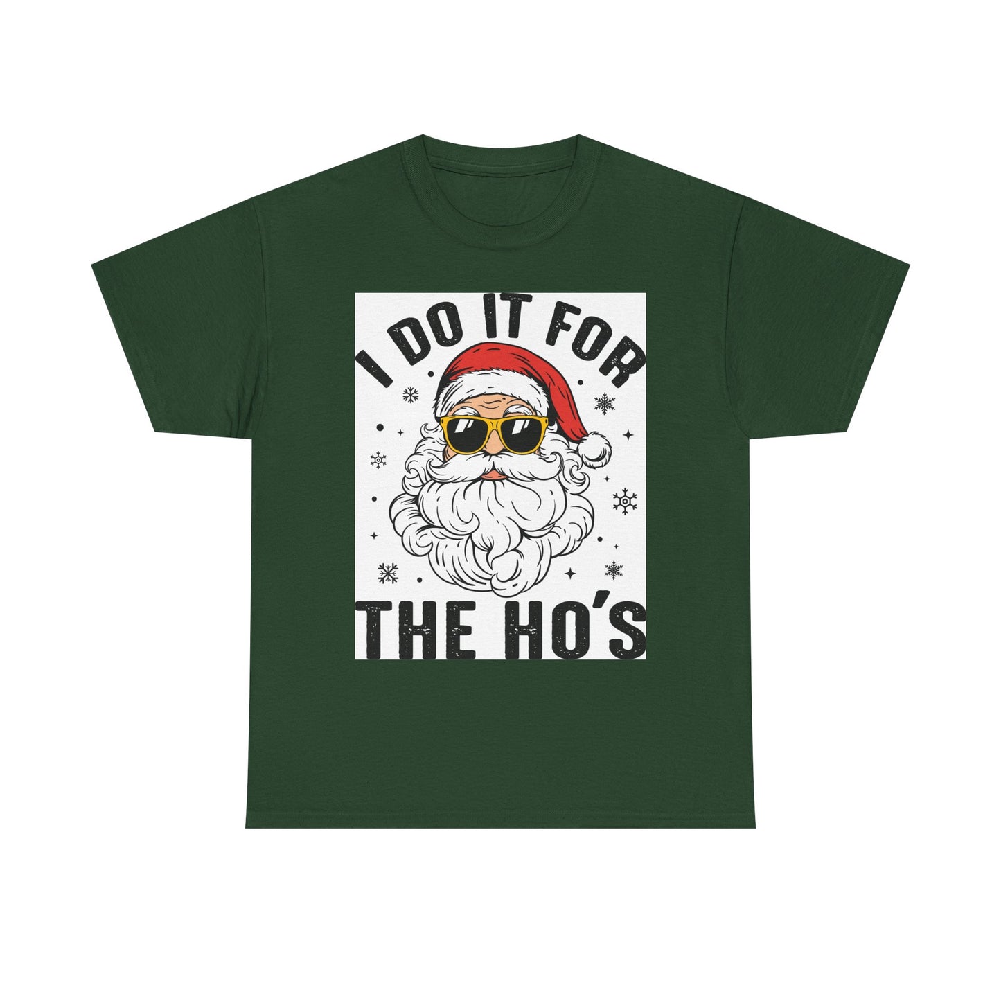Funny Christmas T-Shirt, Unisex Heavy Cotton Tee, Holiday Humor Tee, Gift for Santa Lover, Casual Christmas Shirt, Festive Party Tee