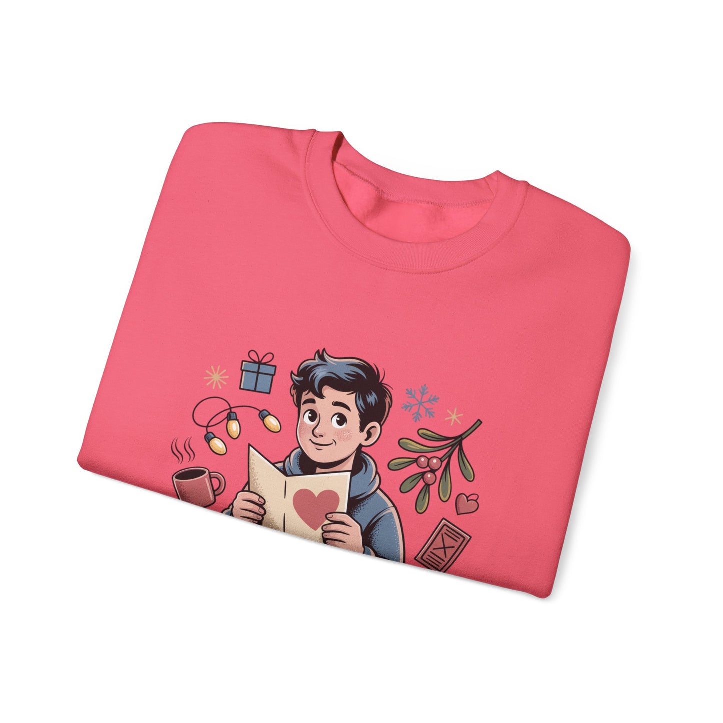 Looking for Holidate Sweatshirt | Holiday Romance Illustration