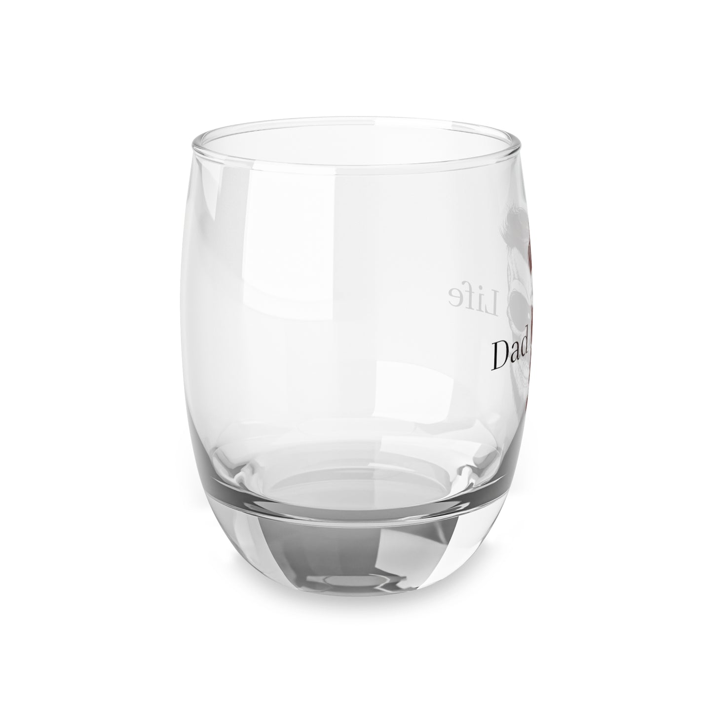Dad Life Whiskey Glass - Stylish Skull Design for Gifts and Celebrations