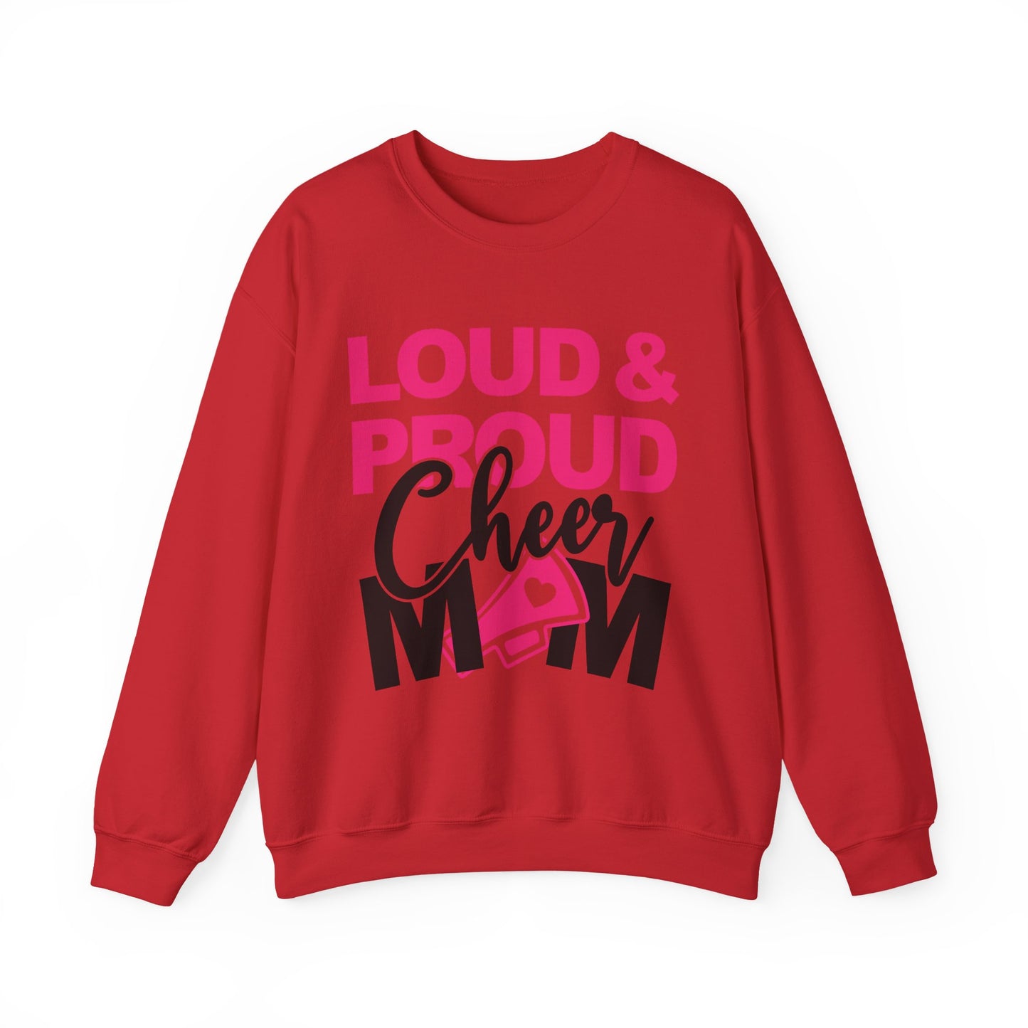 Loud & Proud Cheer Mom Sweatshirt - Unisex Heavy Blend™ Crewneck, Cheerleading Gift, Mom Sweatshirt, Team Spirit Wear, Comfortable [...]