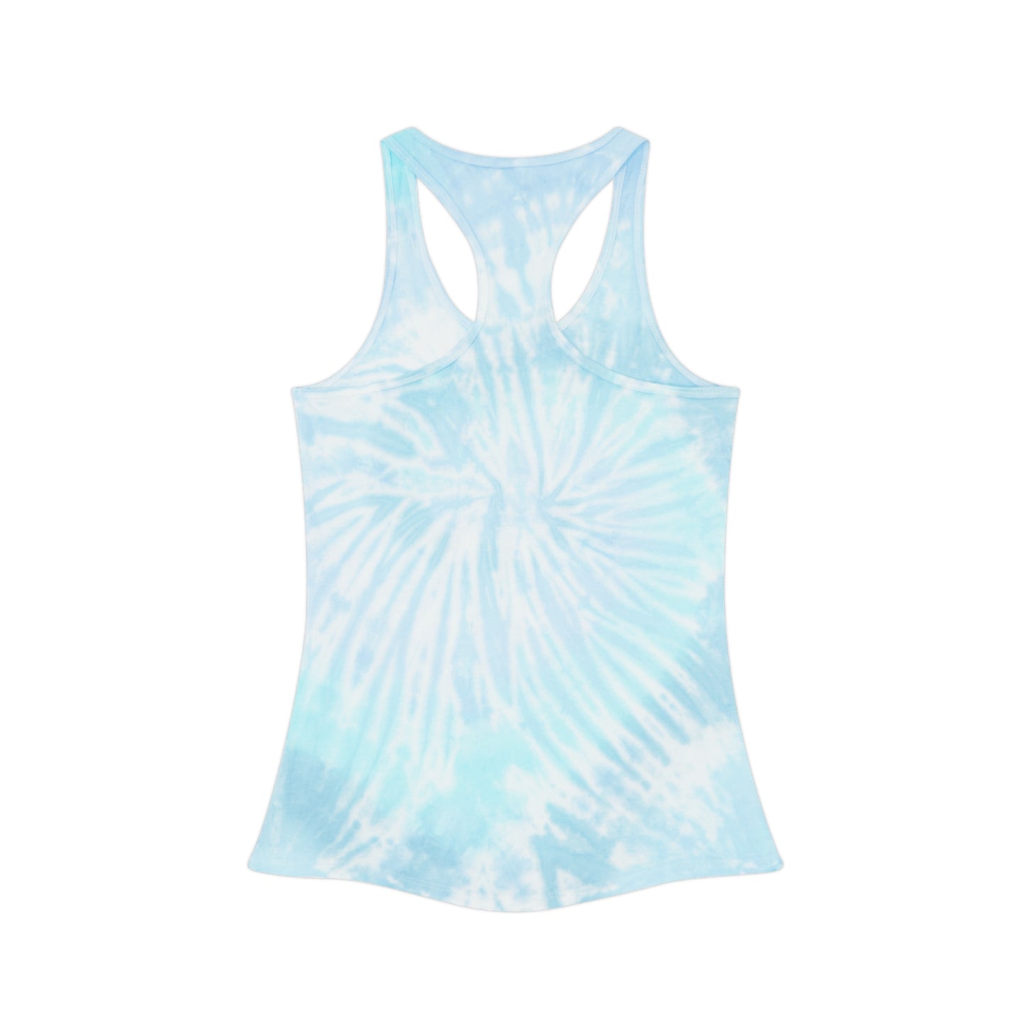 Mom Life Tie Dye Racerback Tank Top - Stylish Summer Top for Moms