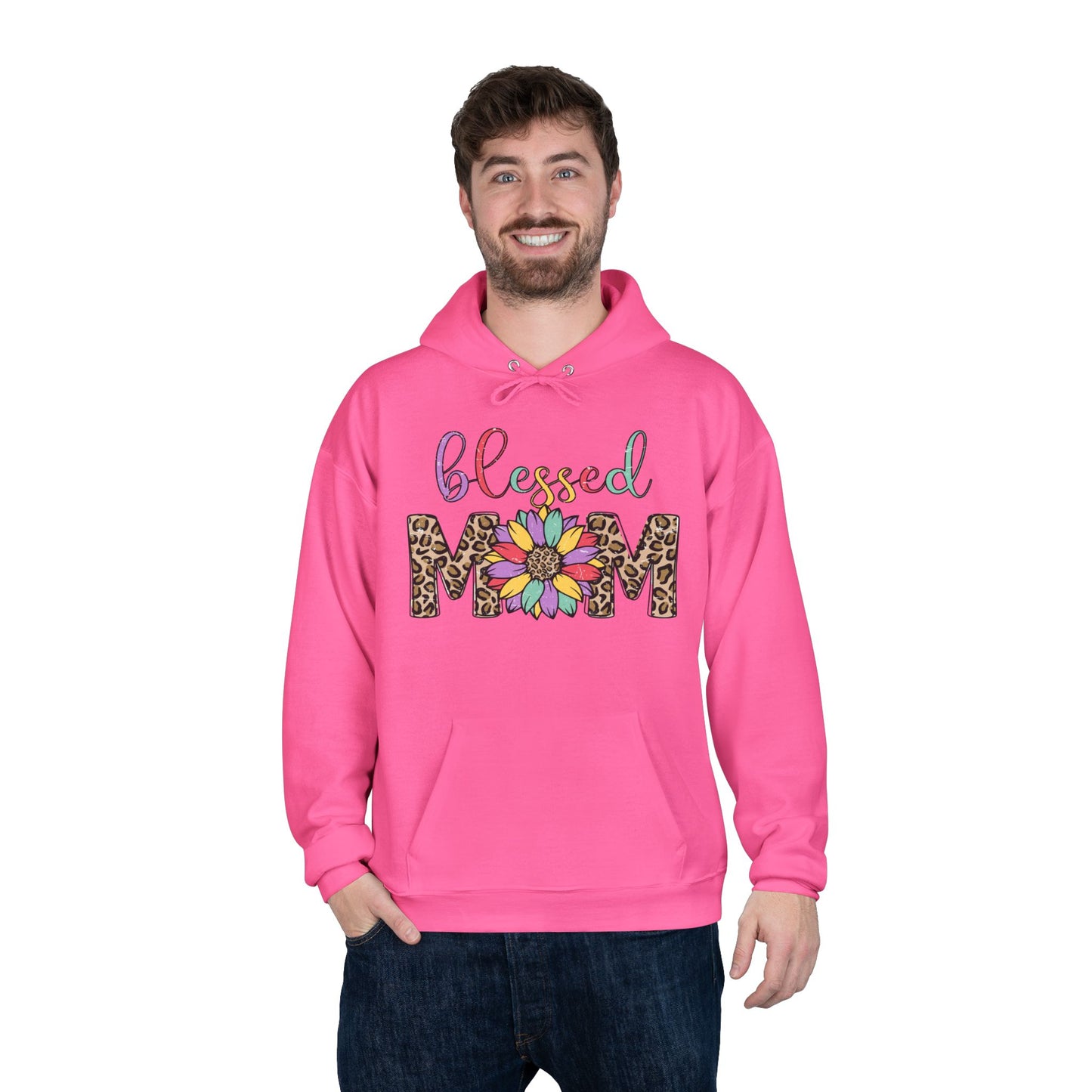 Blessed Mom Eco-Friendly Pullover Hoodie