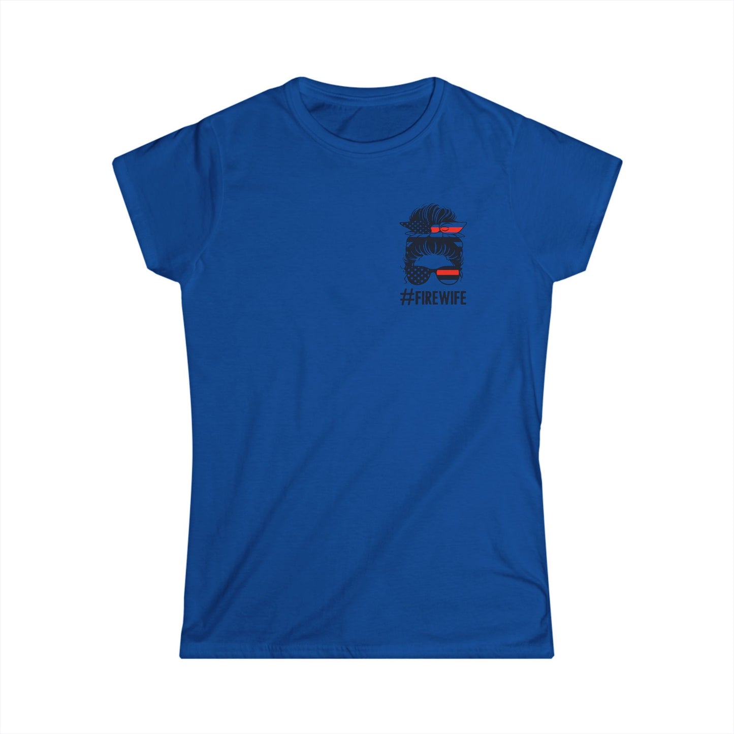 #FireWife Women's Softstyle Tee - Celebrate Your Firefighter Love