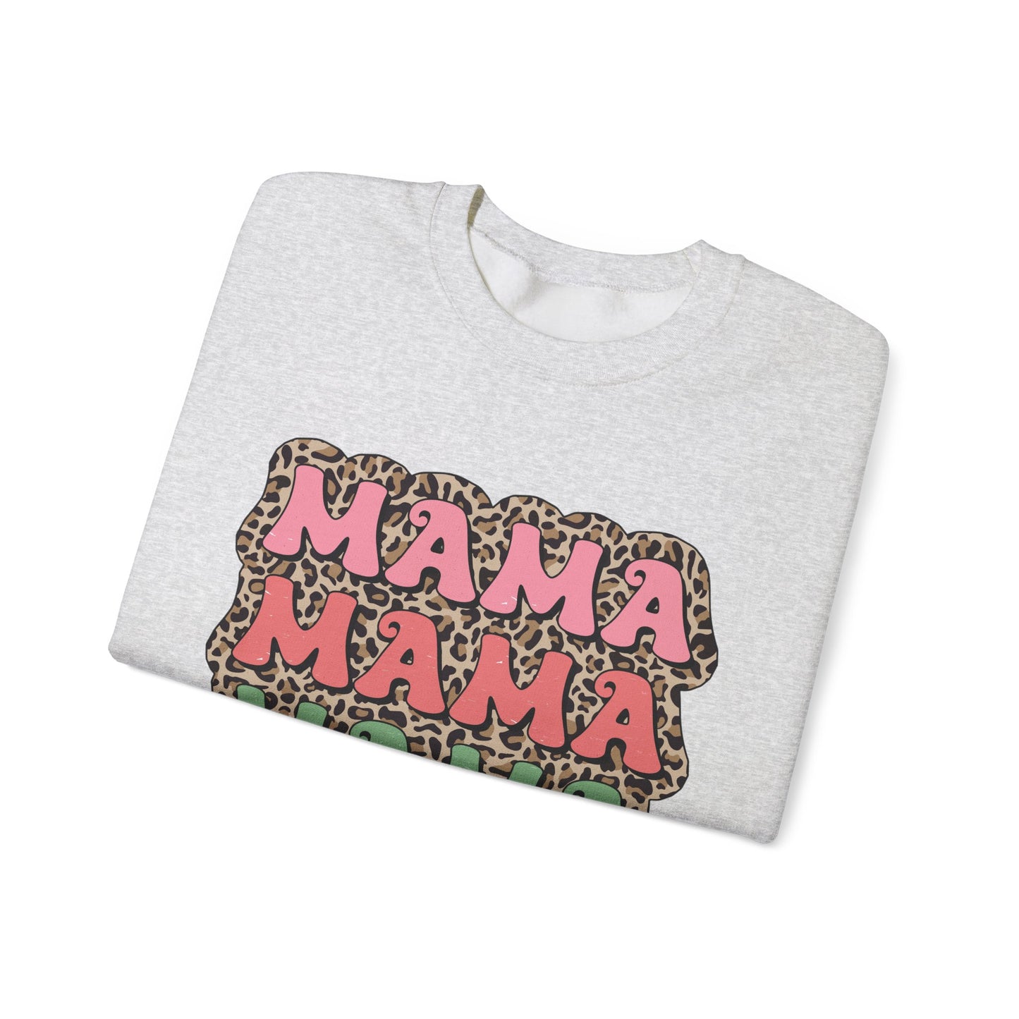 Mama Graphic Crewneck Sweatshirt - Stylish and Cozy for Moms