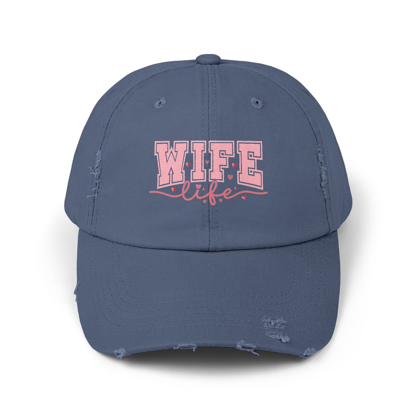 Distressed 'WIFE LIFE' Cap - Perfect Gift for Wives and Moms