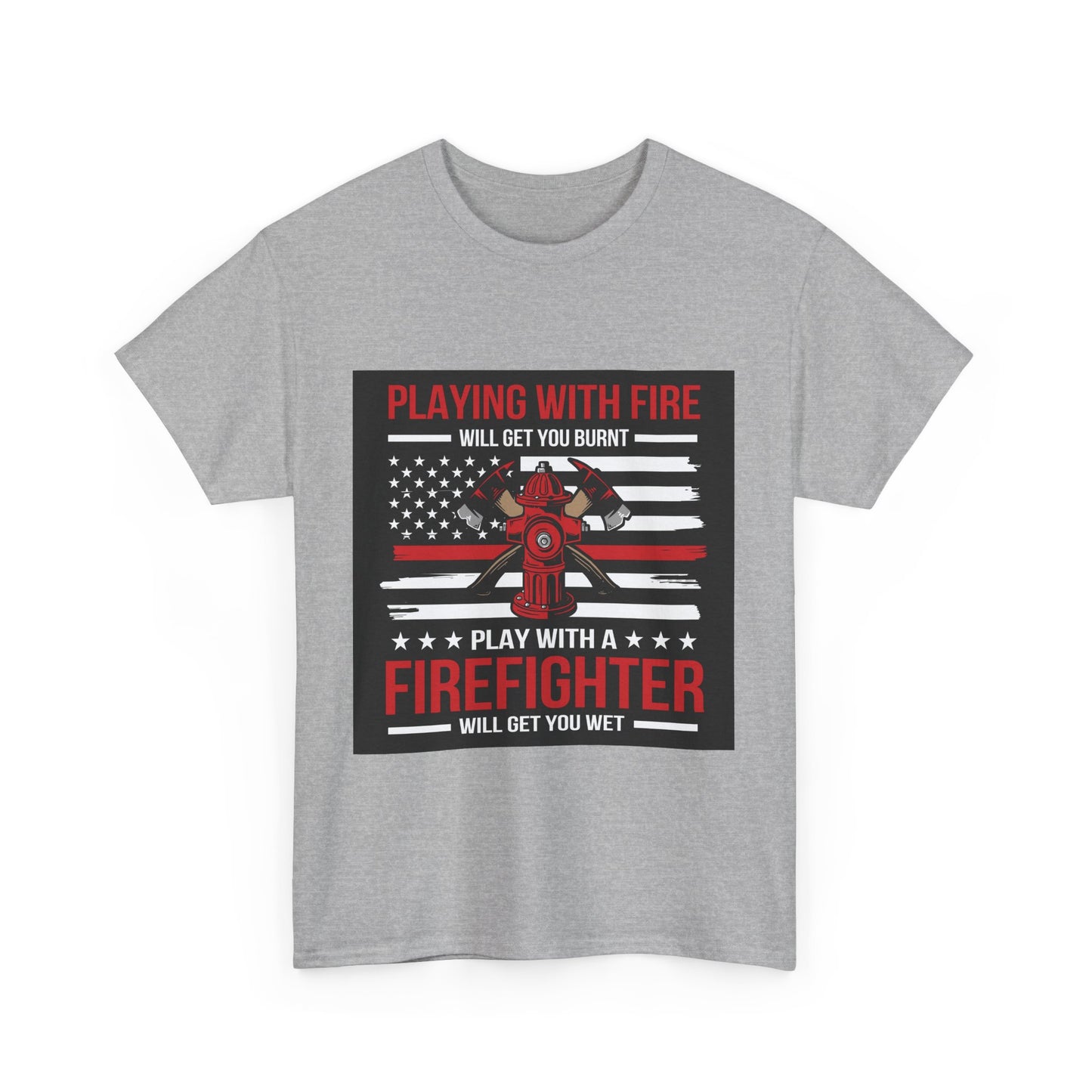 Firefighter Humor Unisex Heavy Cotton Tee | Perfect Gift for Firefighters