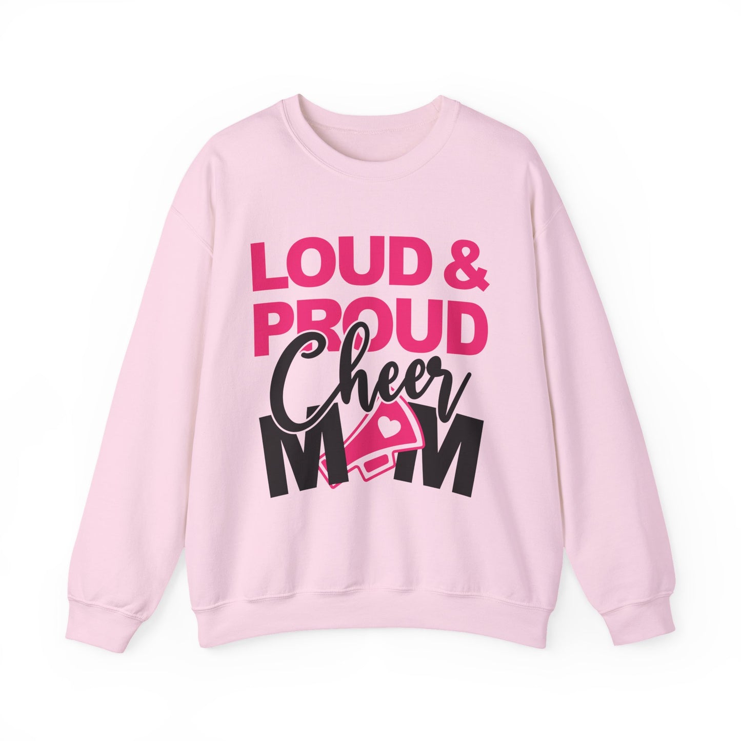 Loud & Proud Cheer Mom Sweatshirt - Unisex Heavy Blend™ Crewneck, Cheerleading Gift, Mom Sweatshirt, Team Spirit Wear, Comfortable [...]