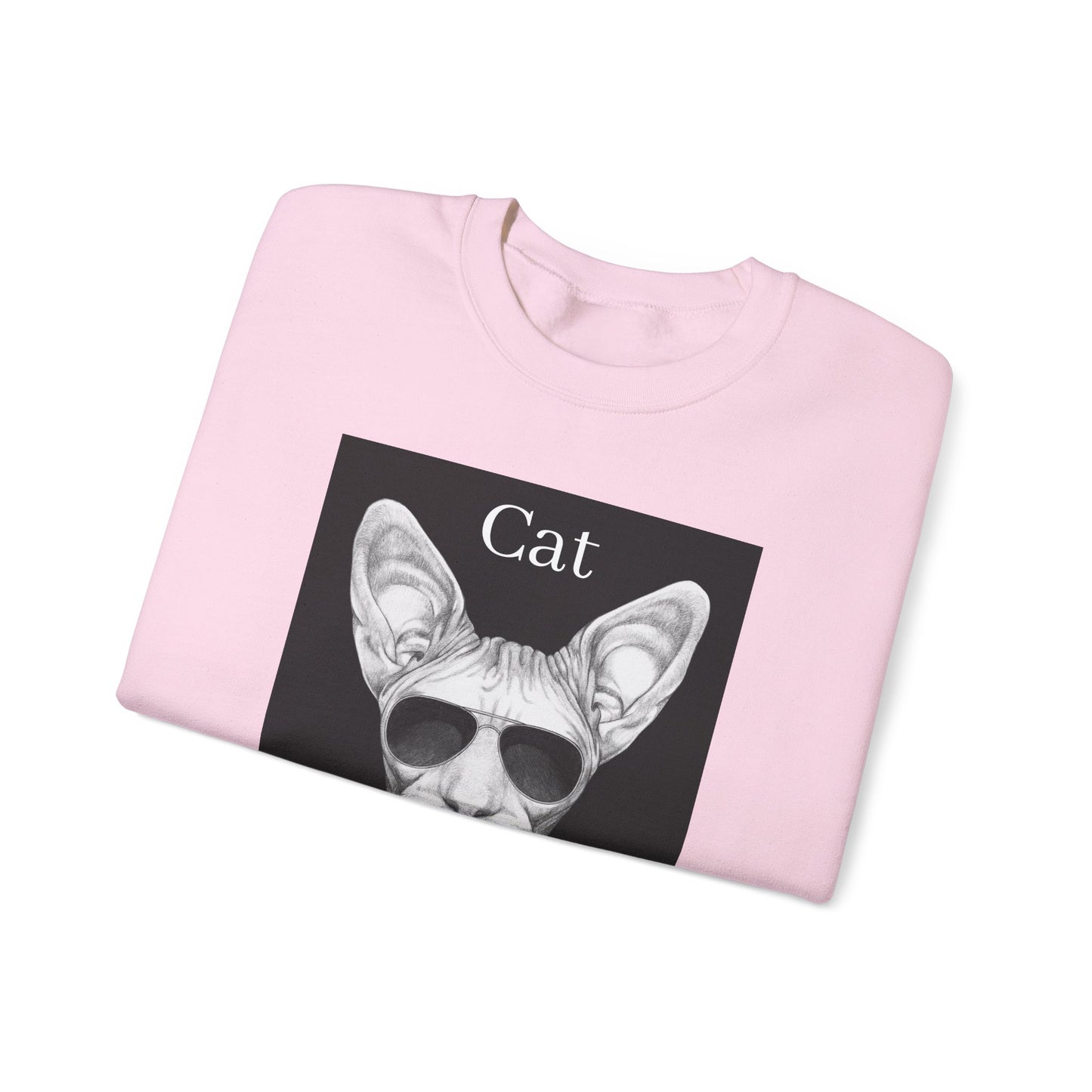 Cat Boss Unisex Crewneck Sweatshirt - Funny Cat Graphic Pullover