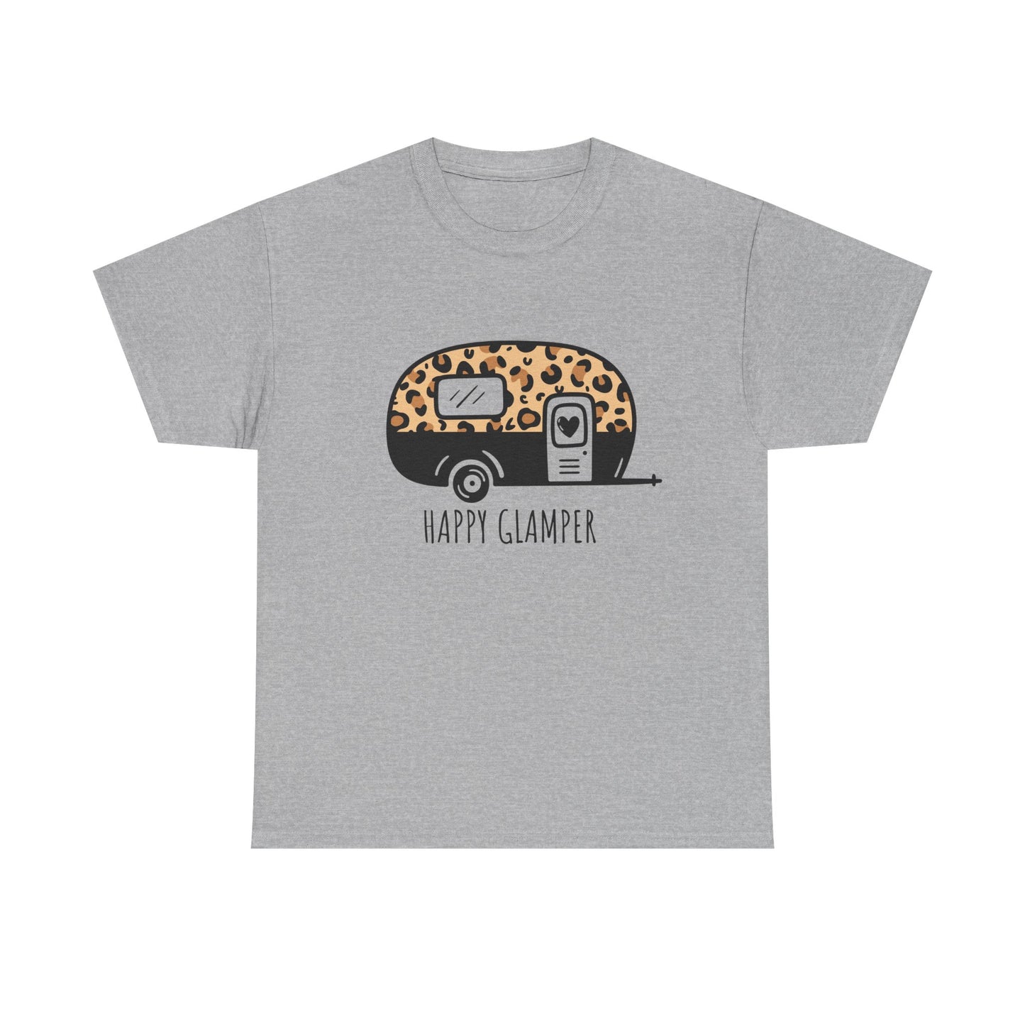 Happy Glamper Unisex Heavy Cotton Tee - Perfect for Camping Lovers