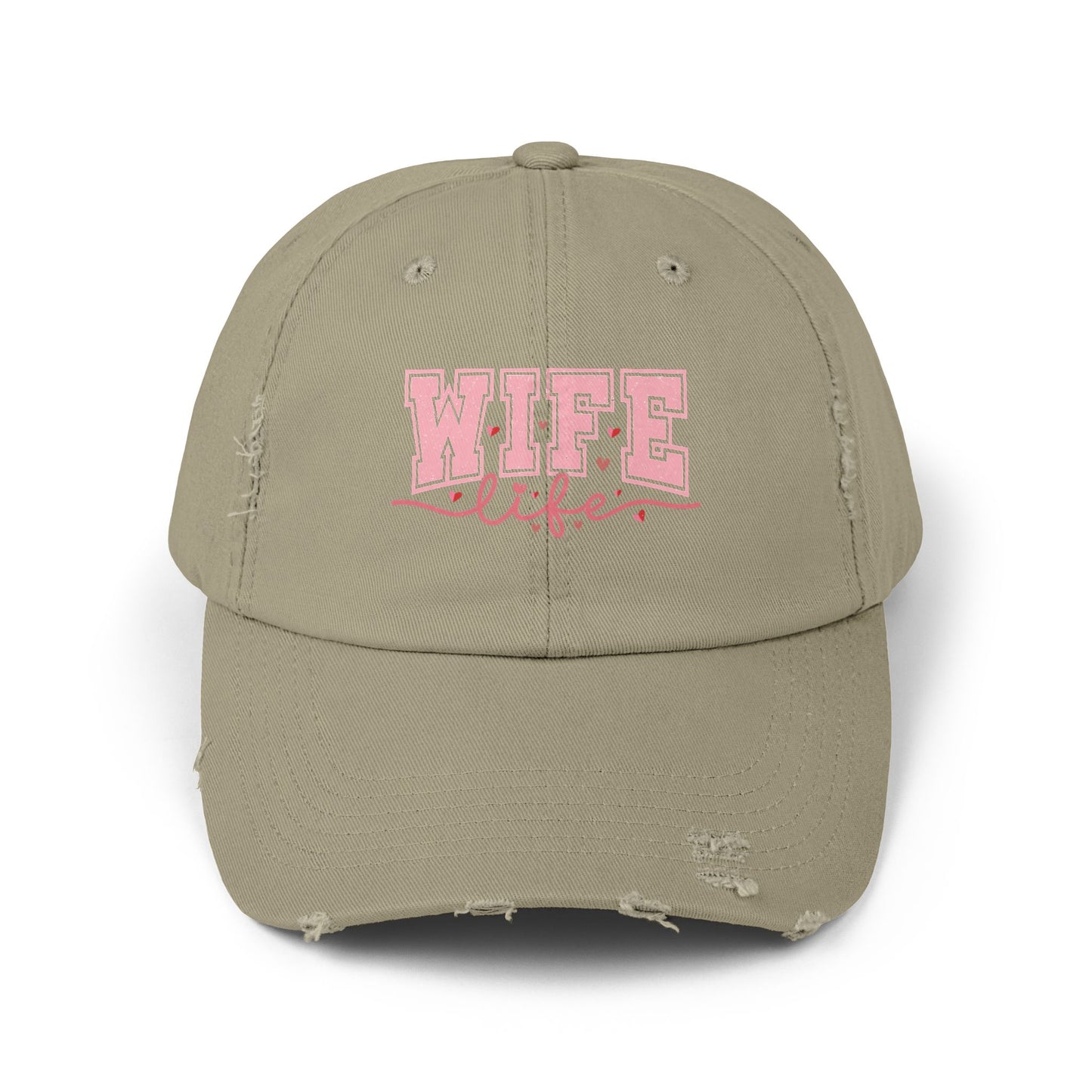 Distressed 'WIFE LIFE' Cap - Perfect Gift for Wives and Moms