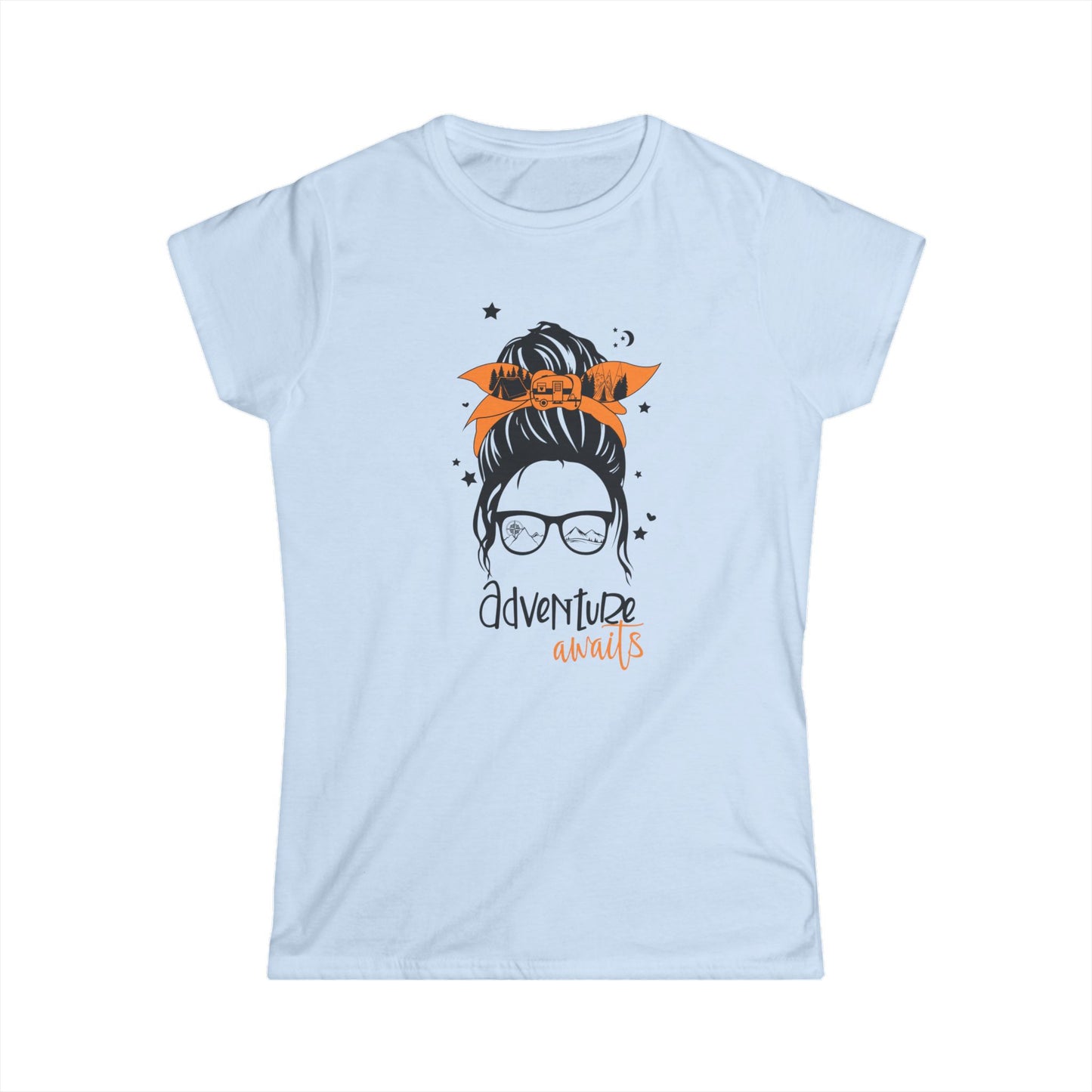 Adventure Awaits Women's Softstyle Tee - Perfect for Animal Lovers