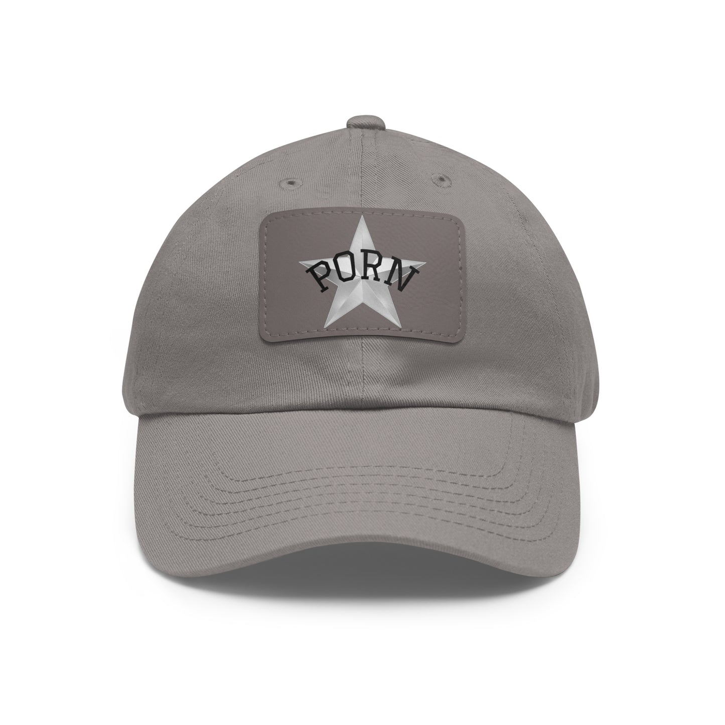Stylish Dad Hat with Leather Patch, Casual Cap for Men, Summer Accessory, Fun Gift for Dads, Trendy Headwear. fun gifts for her, stylish womens hat