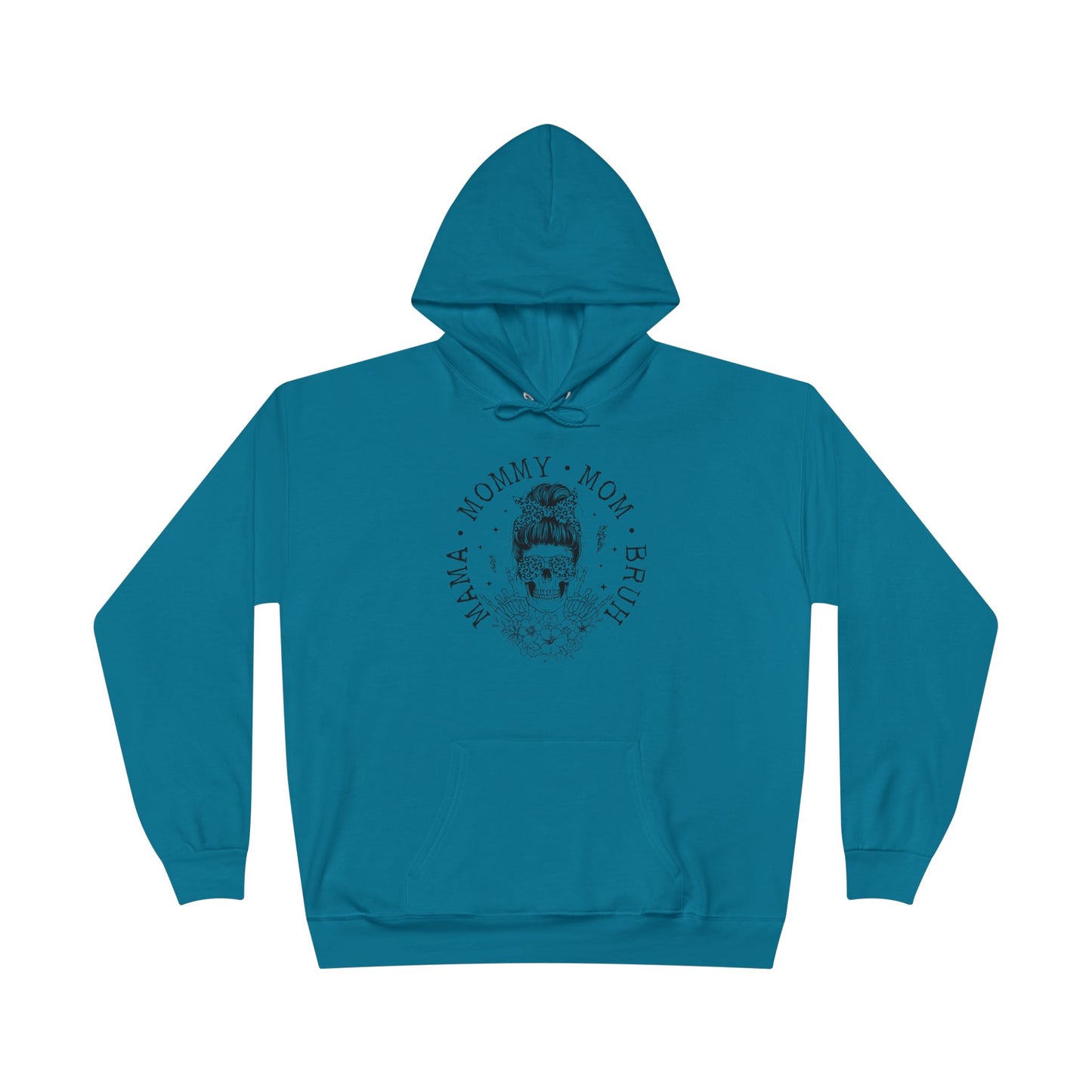 Skull Mom Hoodie - Unisex Eco-Friendly Pullover Sweatshirt for Mothers