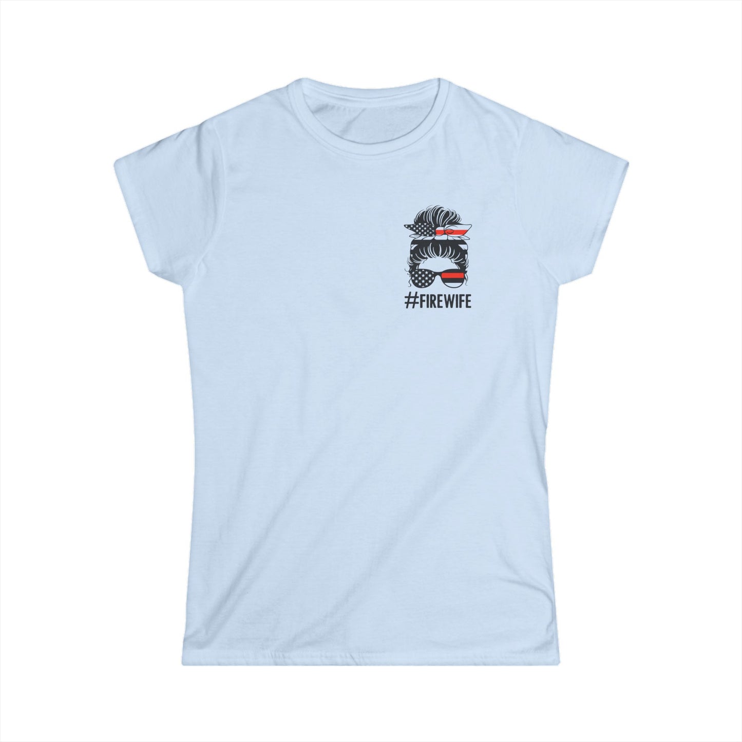 #FireWife Women's Softstyle Tee - Celebrate Your Firefighter Love