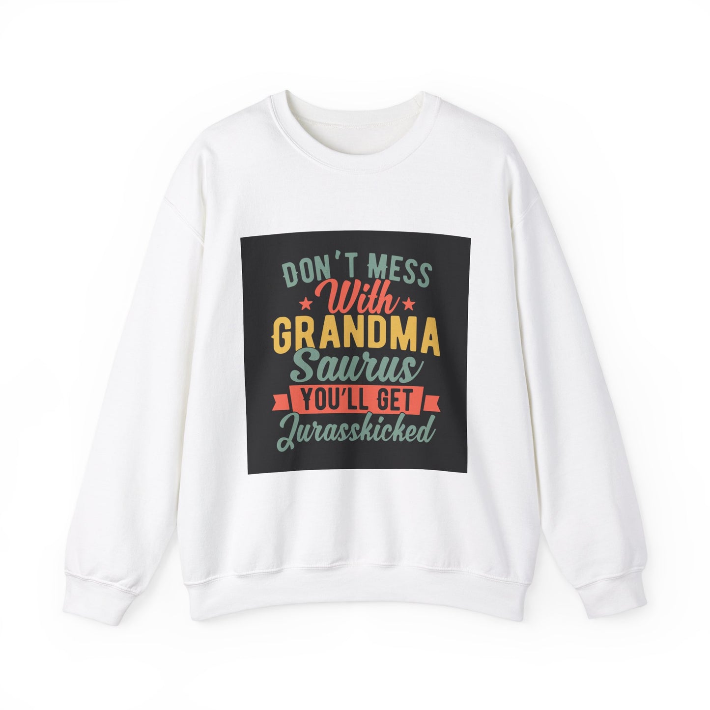 Funny Grandma Saurus Crewneck Sweatshirt