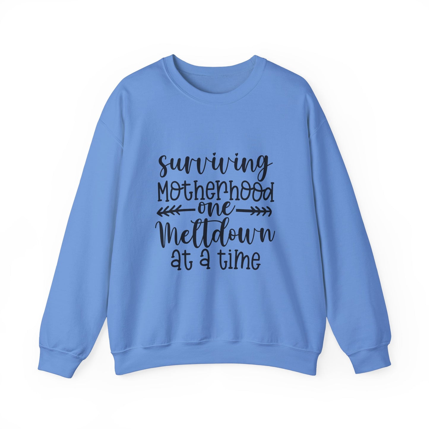 Surviving Motherhood Crewneck Sweatshirt - Cozy Gift for Moms