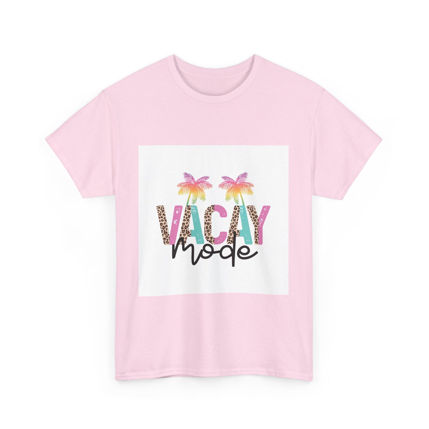 Vacay Mode Unisex Heavy Cotton Tee - Summer Vibes Tee for Travel Enthusiasts