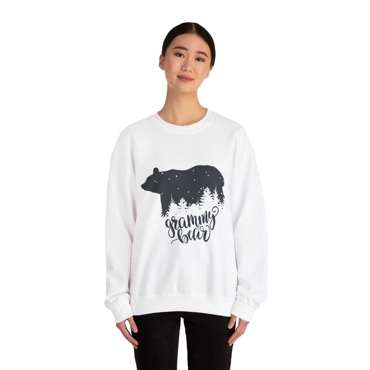 Cozy Bear Grandma Crewneck Sweatshirt