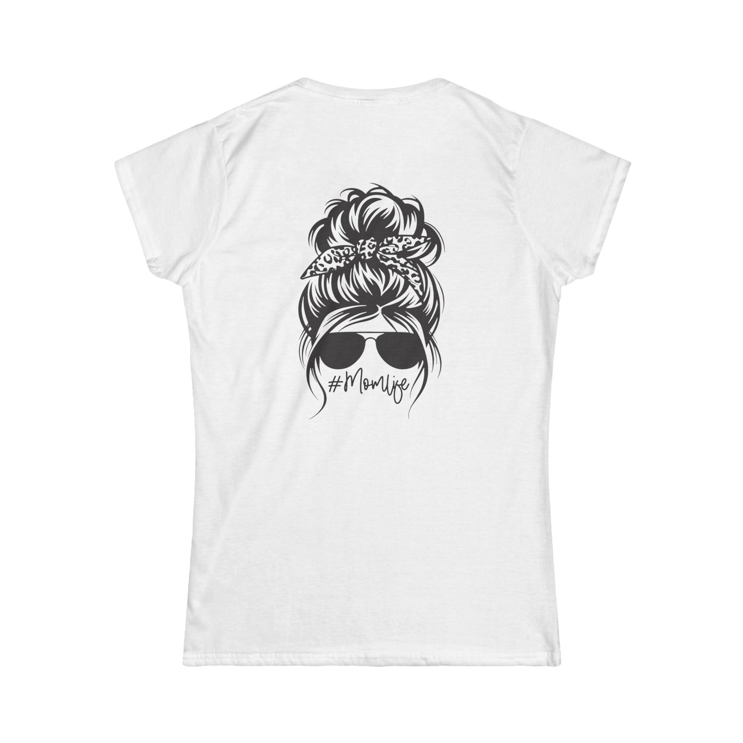 Mom Life Women's Softstyle Tee - Cute Graphic Tee for Mothers