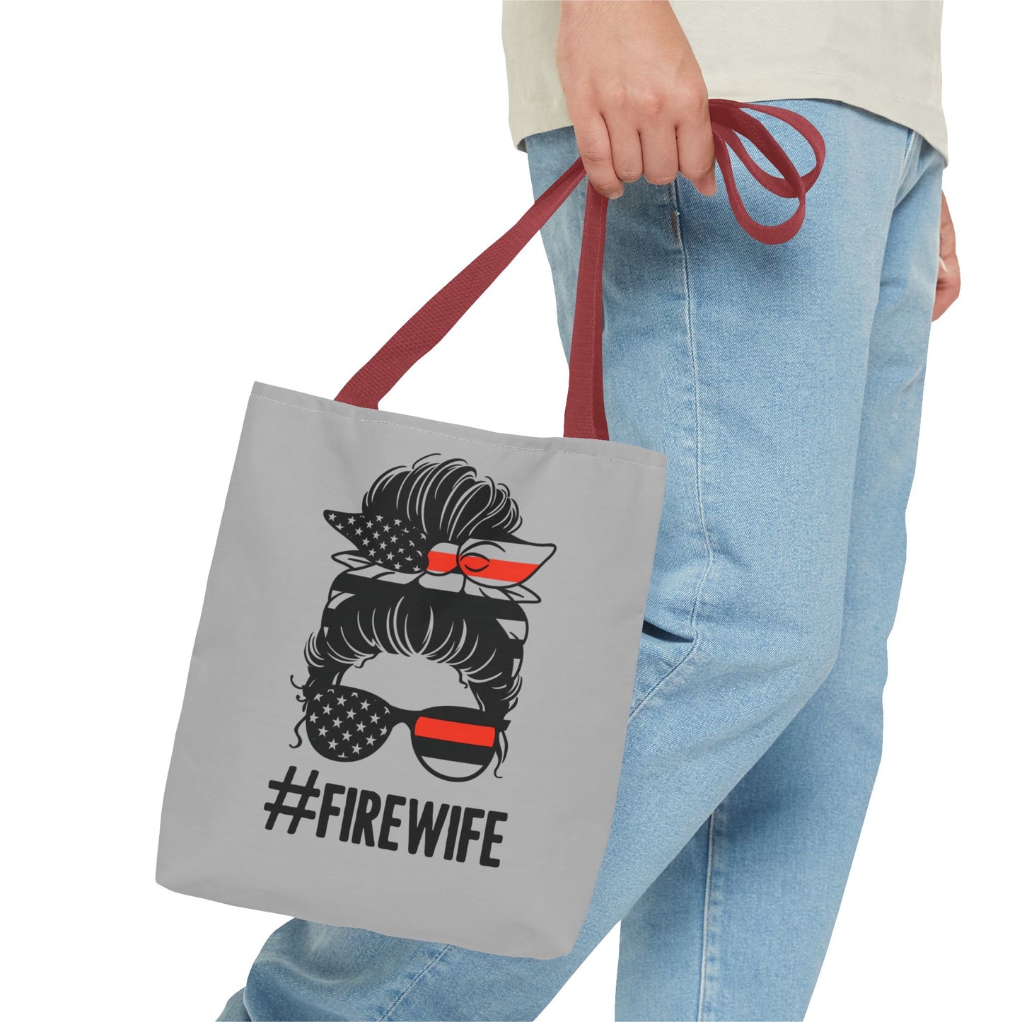 #FireWife Tote Bag – Stylish and Functional Accessory for Firefighters' Spouses