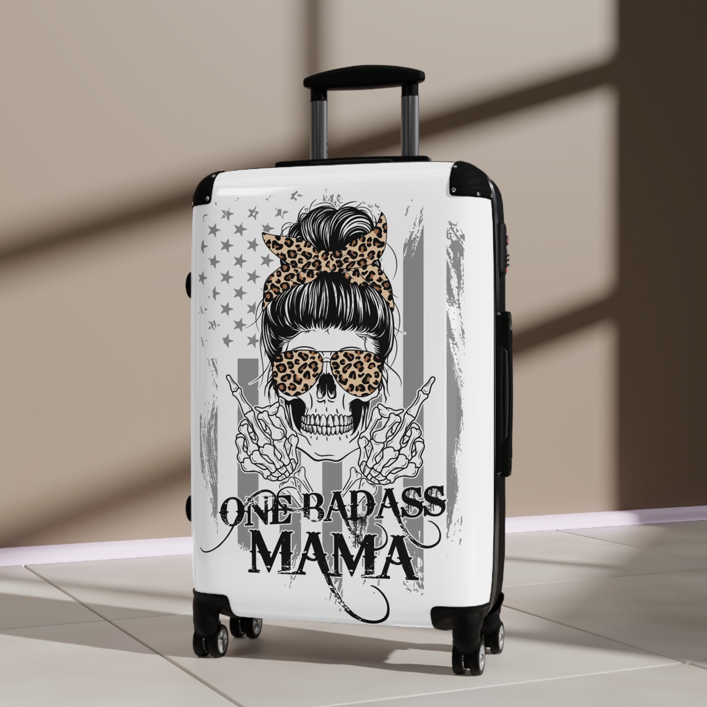 One Badass Mama Travel Suitcase - Stylish Luggage for Strong Moms