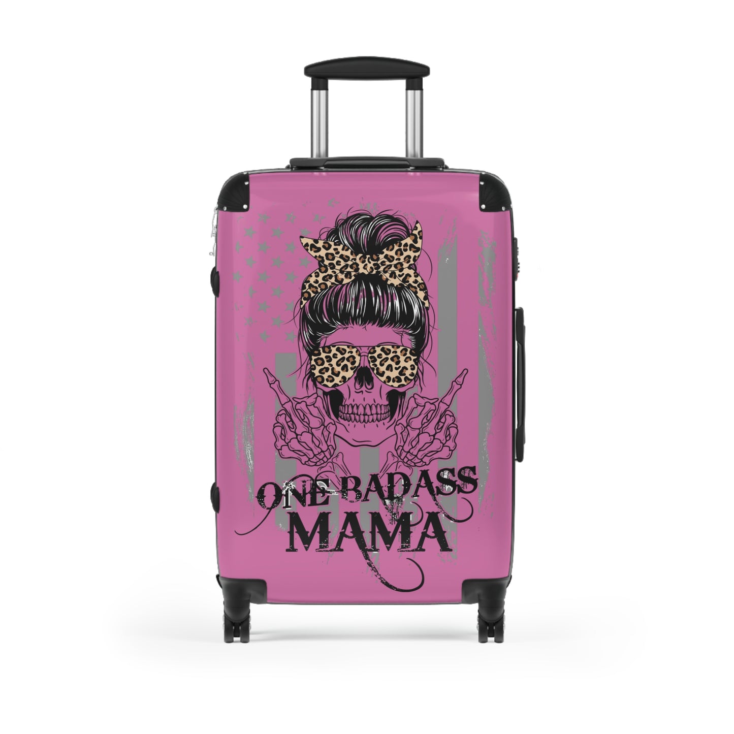 One Badass Mama Luggage Suitcase - Trendy Travel Bag for Empowered Moms