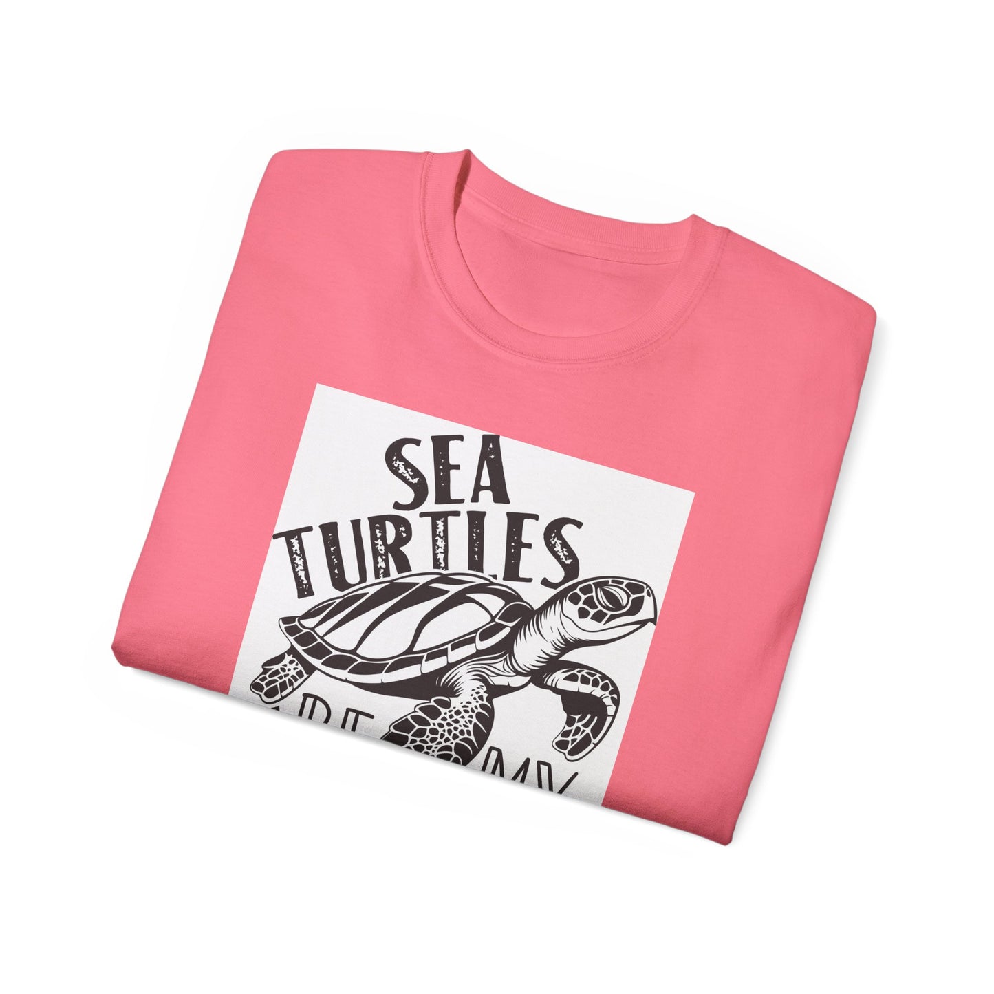 Sea Turtles Spirit Animal Unisex Ultra Cotton Tee - Eco-Friendly Nature Shirt