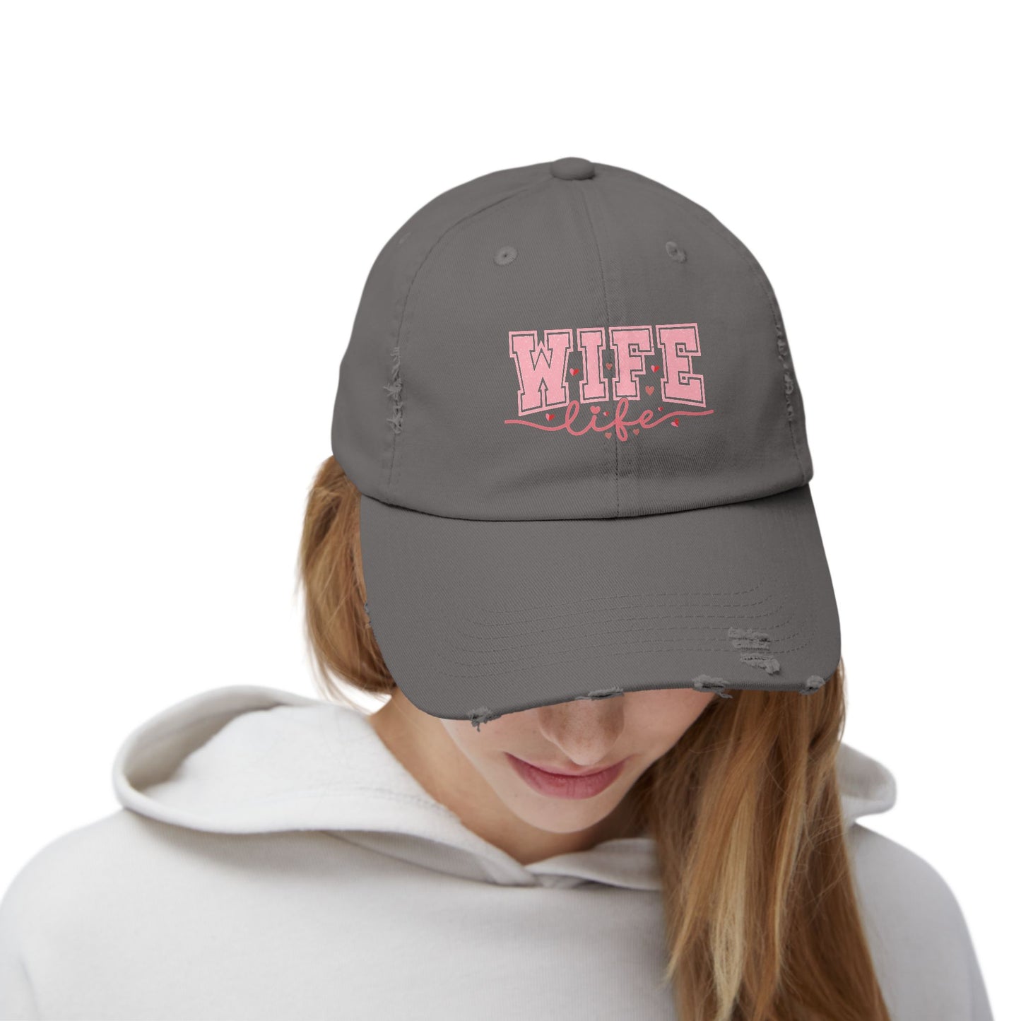 Distressed 'WIFE LIFE' Cap - Perfect Gift for Wives and Moms