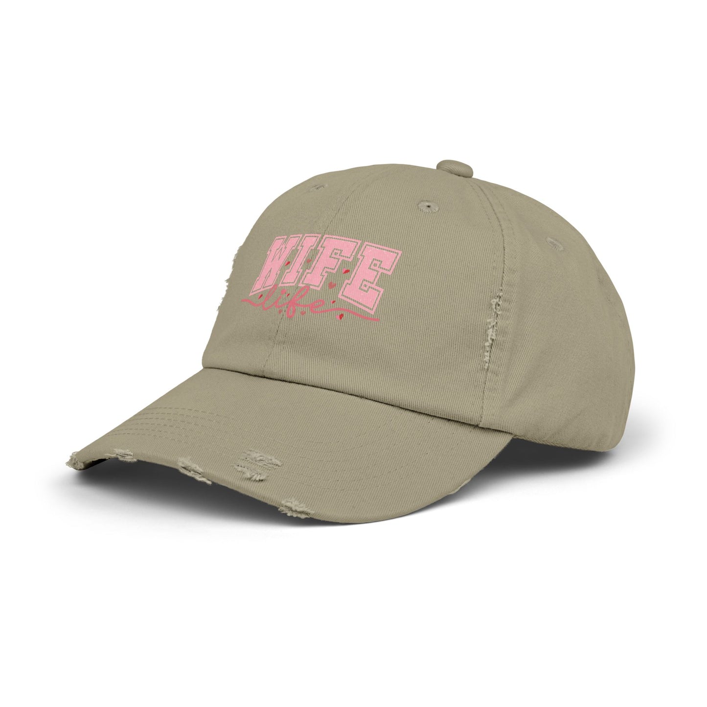 Distressed 'WIFE LIFE' Cap - Perfect Gift for Wives and Moms