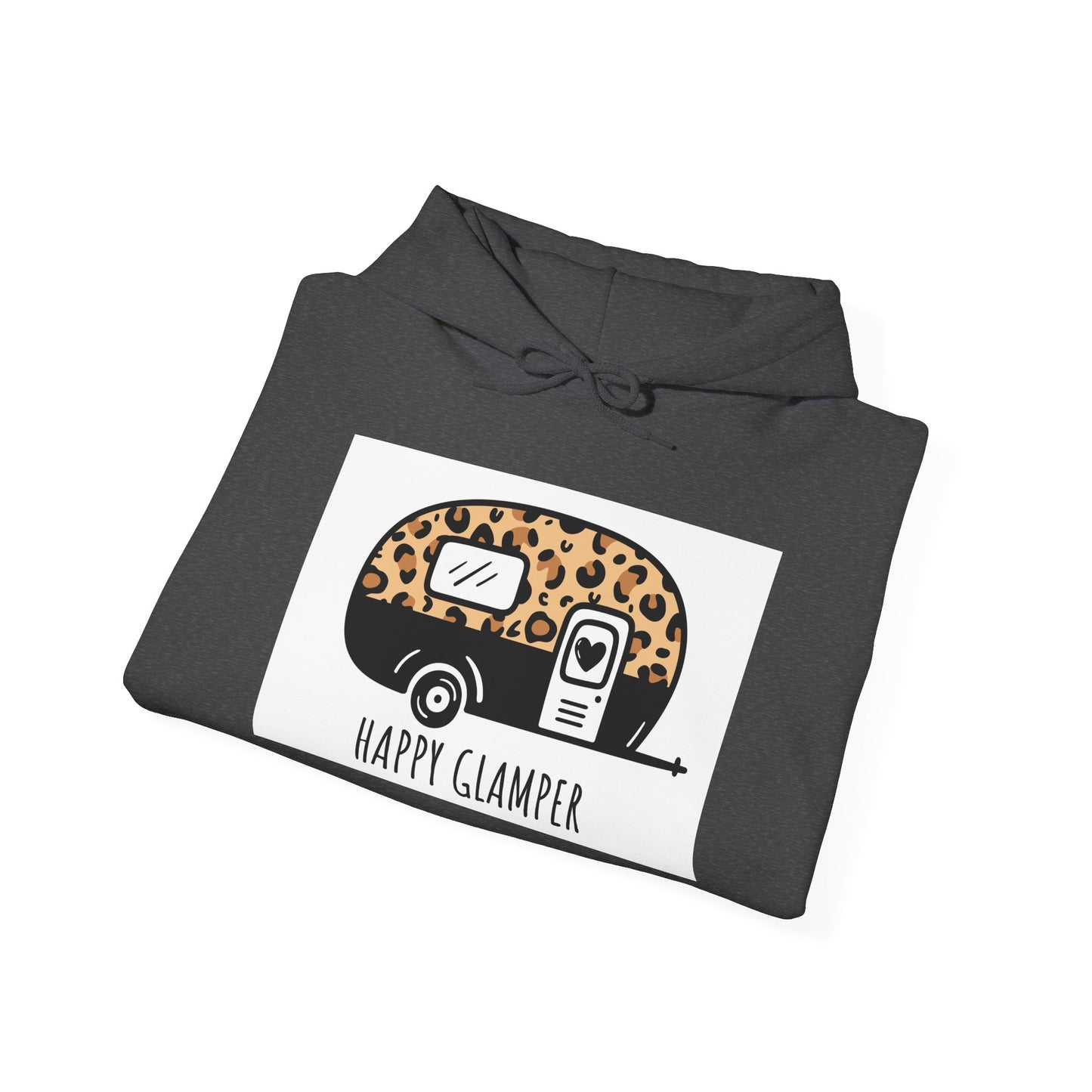 Happy Glamper Unisex Heavy Blend™ Hoodie - Cozy Camping Sweatshirt