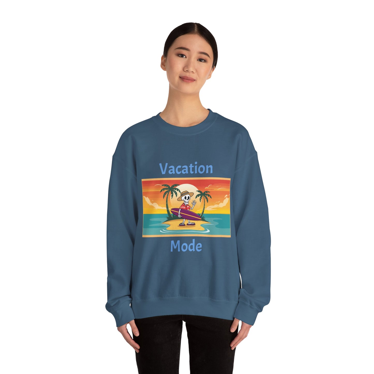 Vacation Mode Unisex Heavy Blend™ Crewneck Sweatshirt