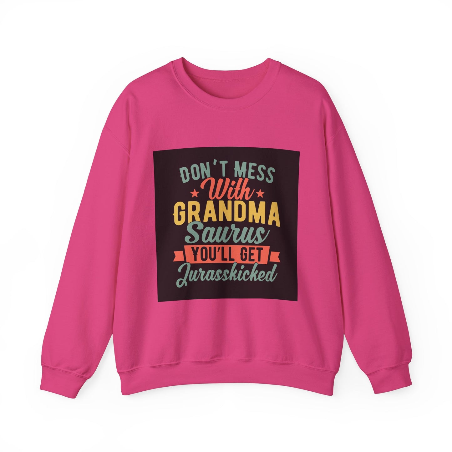 Funny Grandma Saurus Crewneck Sweatshirt