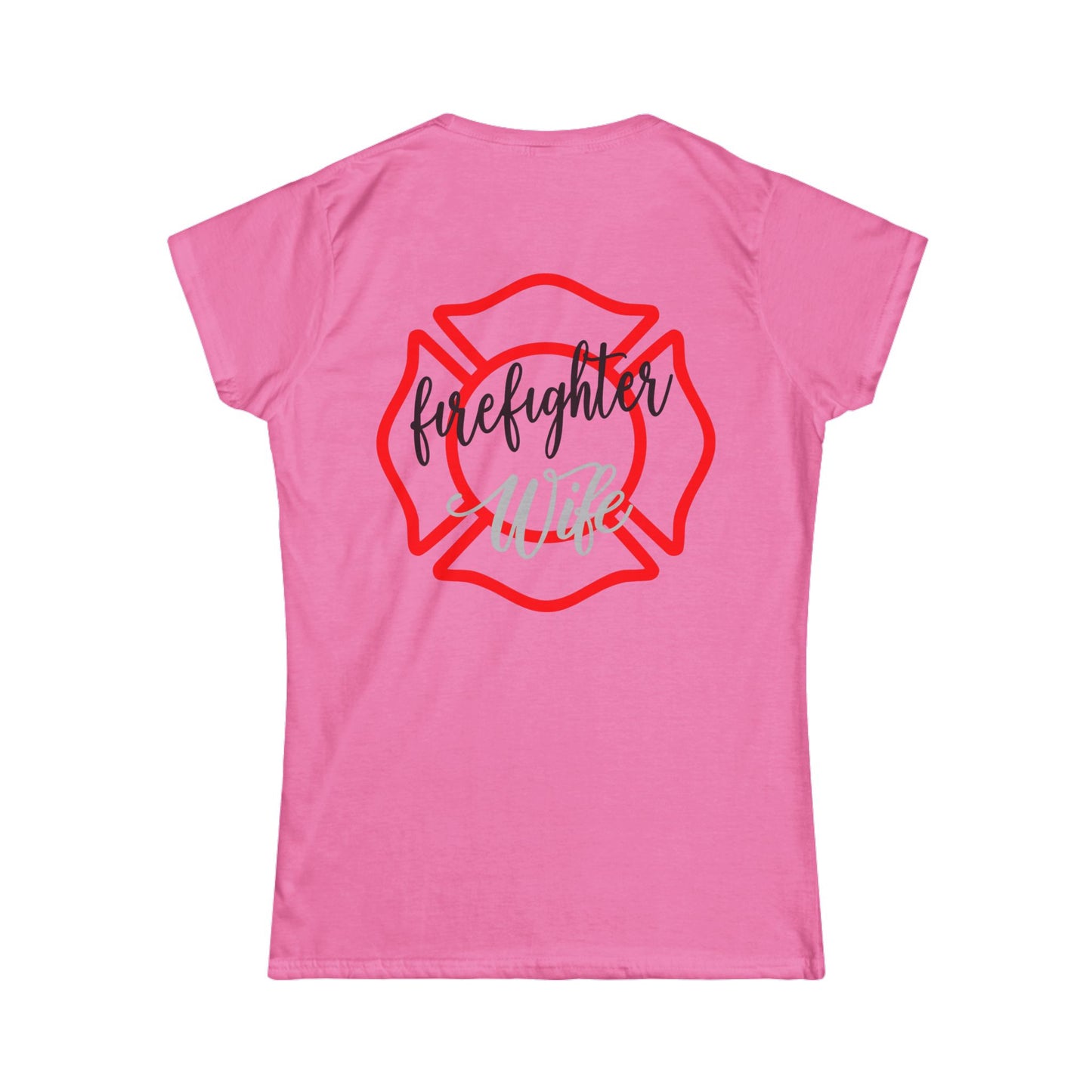 #FireWife Women's Softstyle Tee - Celebrate Your Firefighter Love