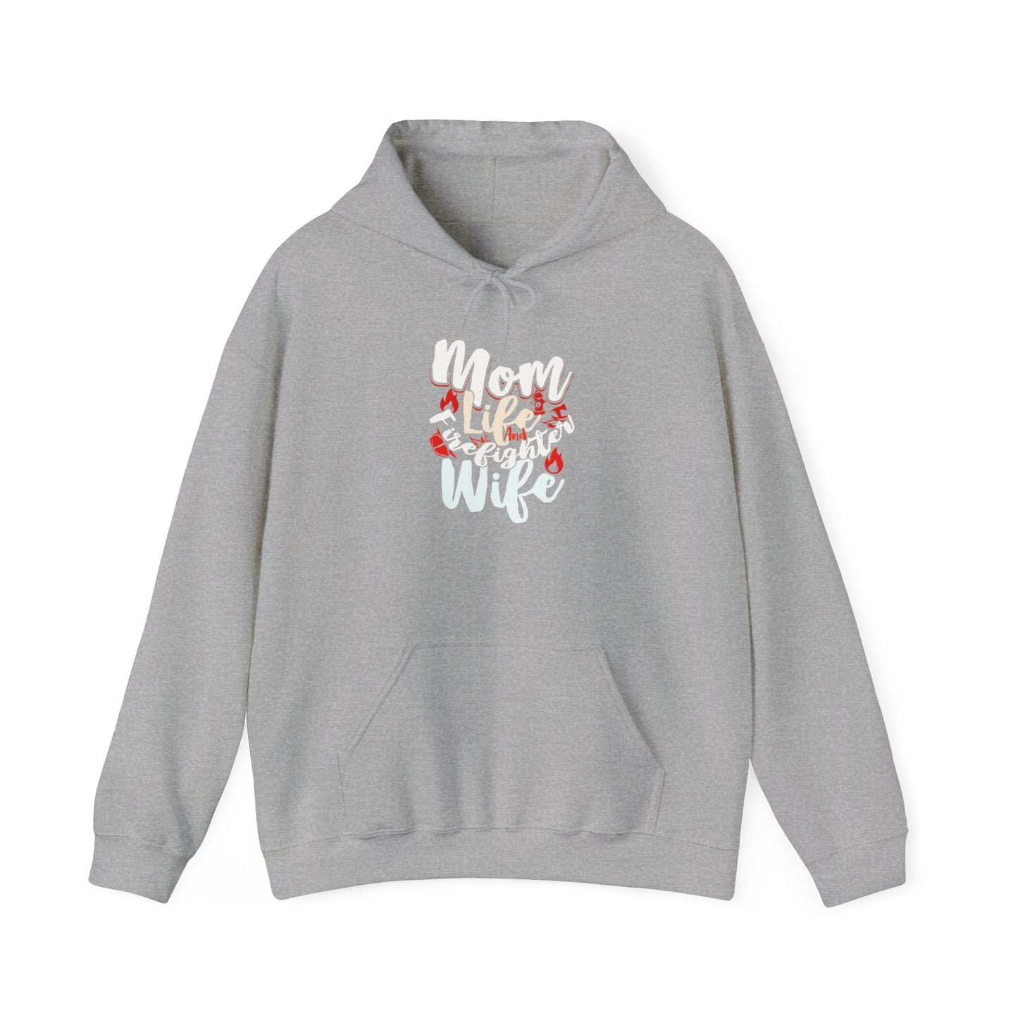 Mom Life Unisex Heavy Blend™ Hooded Sweatshirt - Perfect Gift for Wives