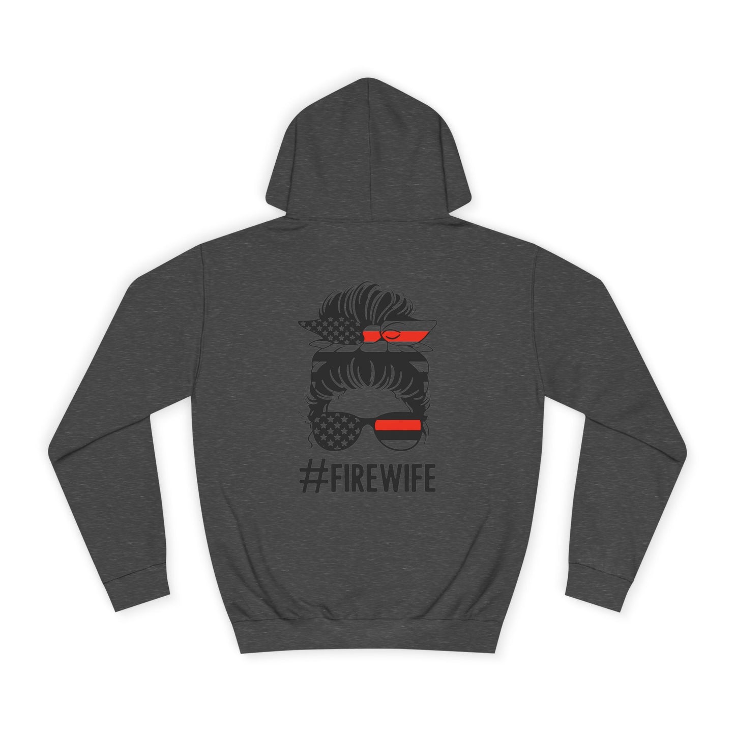 Firefighter Wife Unisex College Hoodie – Stylish Comfort for Celebrating Love & Dedication